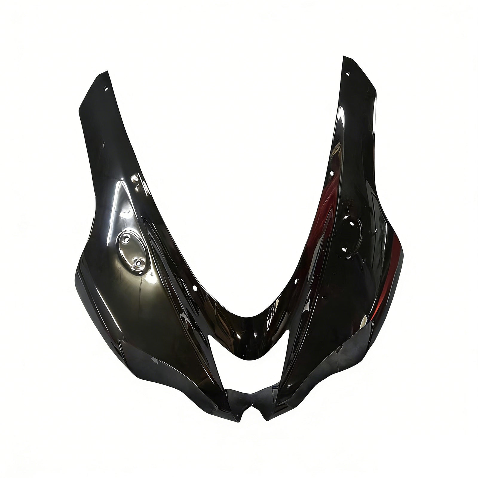 Amotopart 2007-2008 Kawasaki ZX6R 636 Black White Fairing Kit