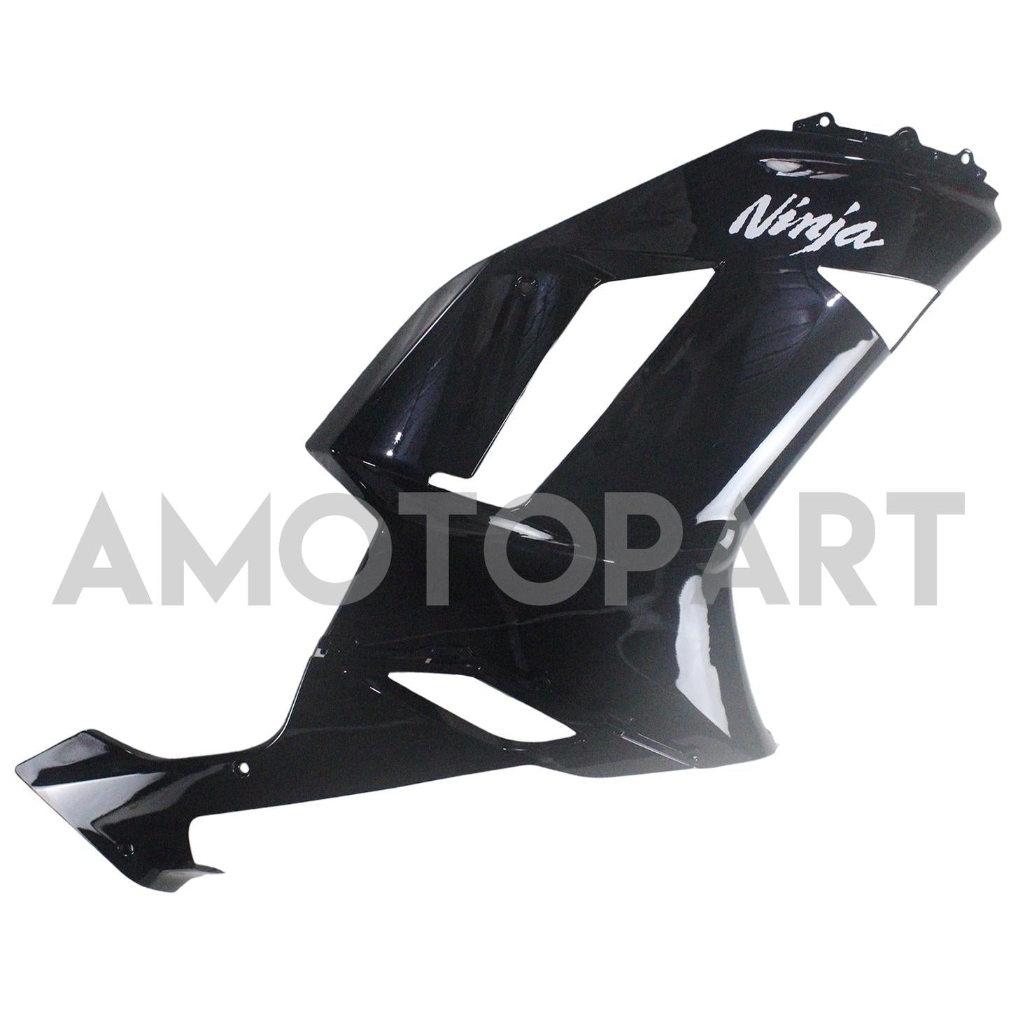 Amotopart 2007-2008 Kawasaki ZX6R 636 Schwarzverkleidungskit