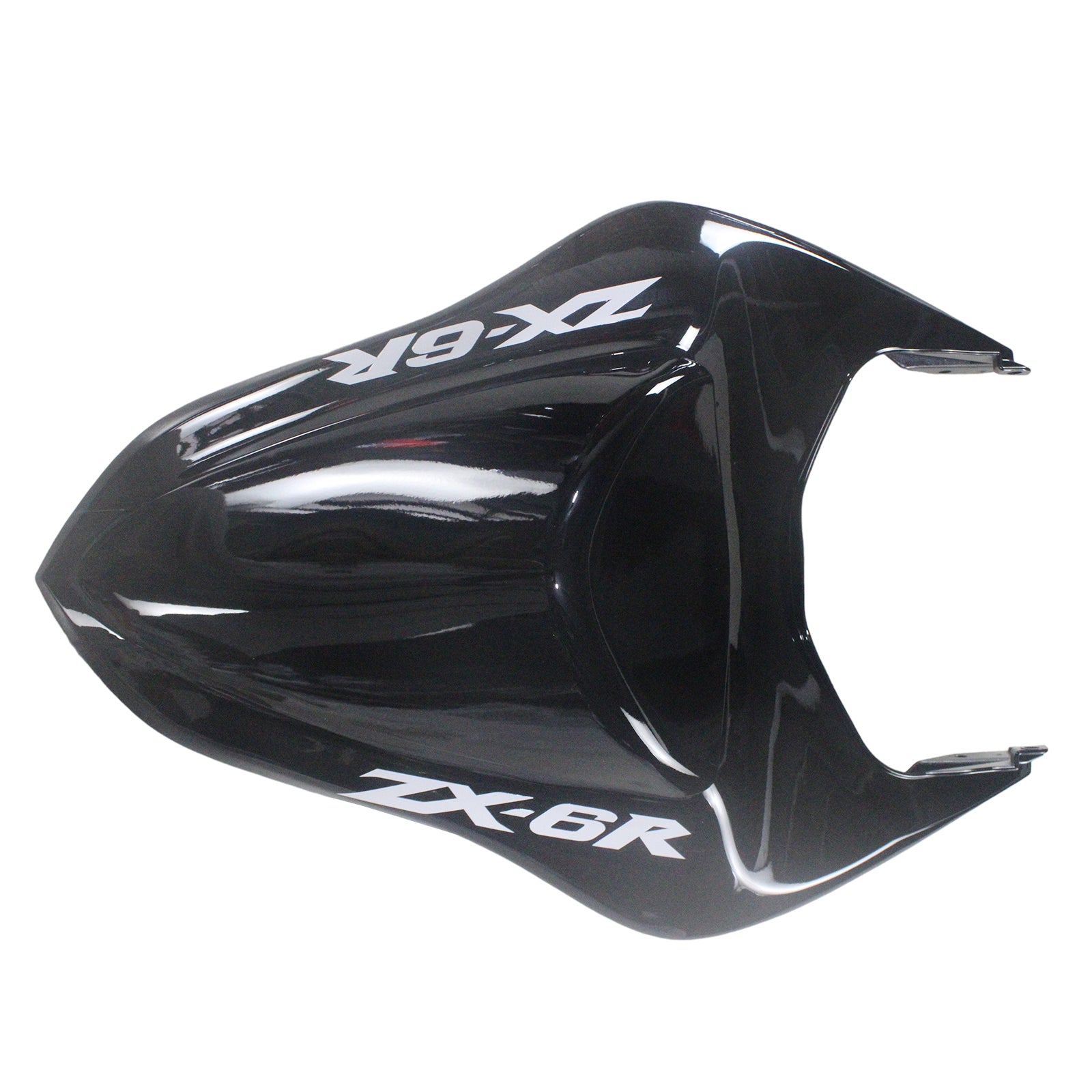 Amotopart 2007–2008 Kawasaki ZX6R 636 schwarzes Verkleidungsset