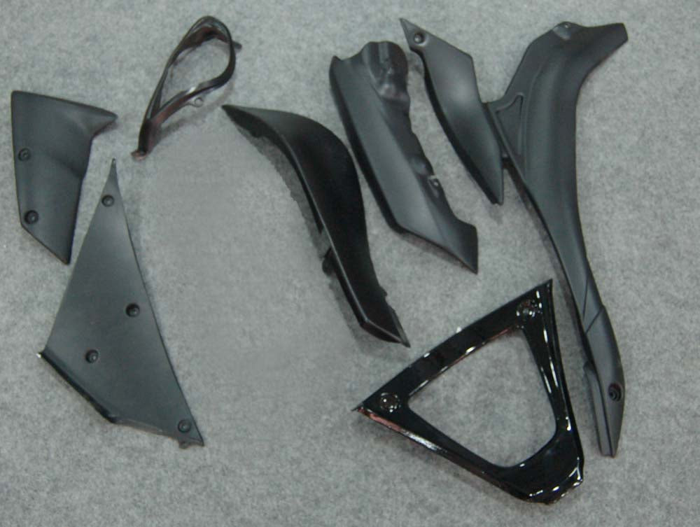 Amotopart 2007–2008 Kawasaki ZX6R 636 Red Flame Verkleidungsset