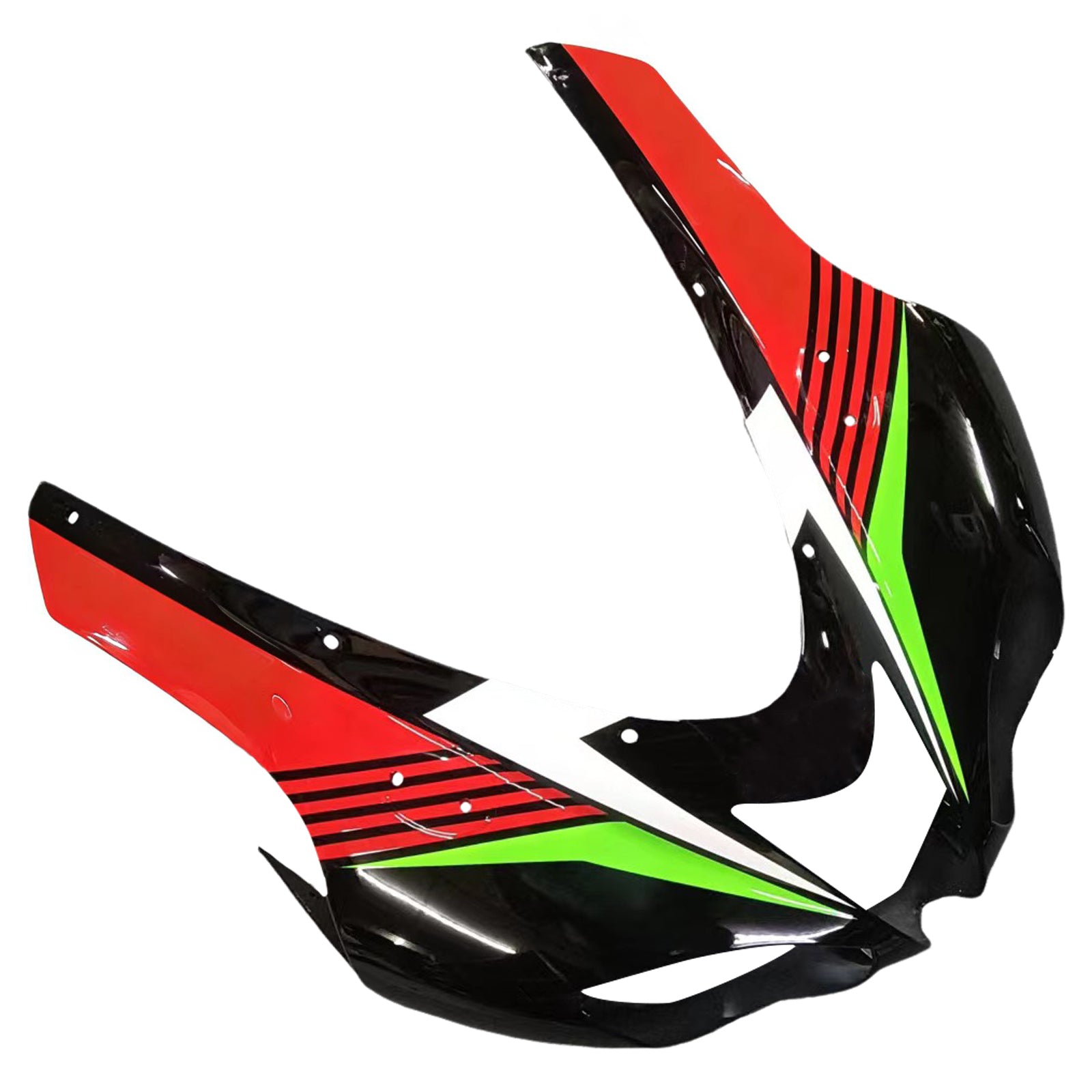 Amotopart Kawasaki ZX6R 636 2007-2008 Black & Green Failing Kit