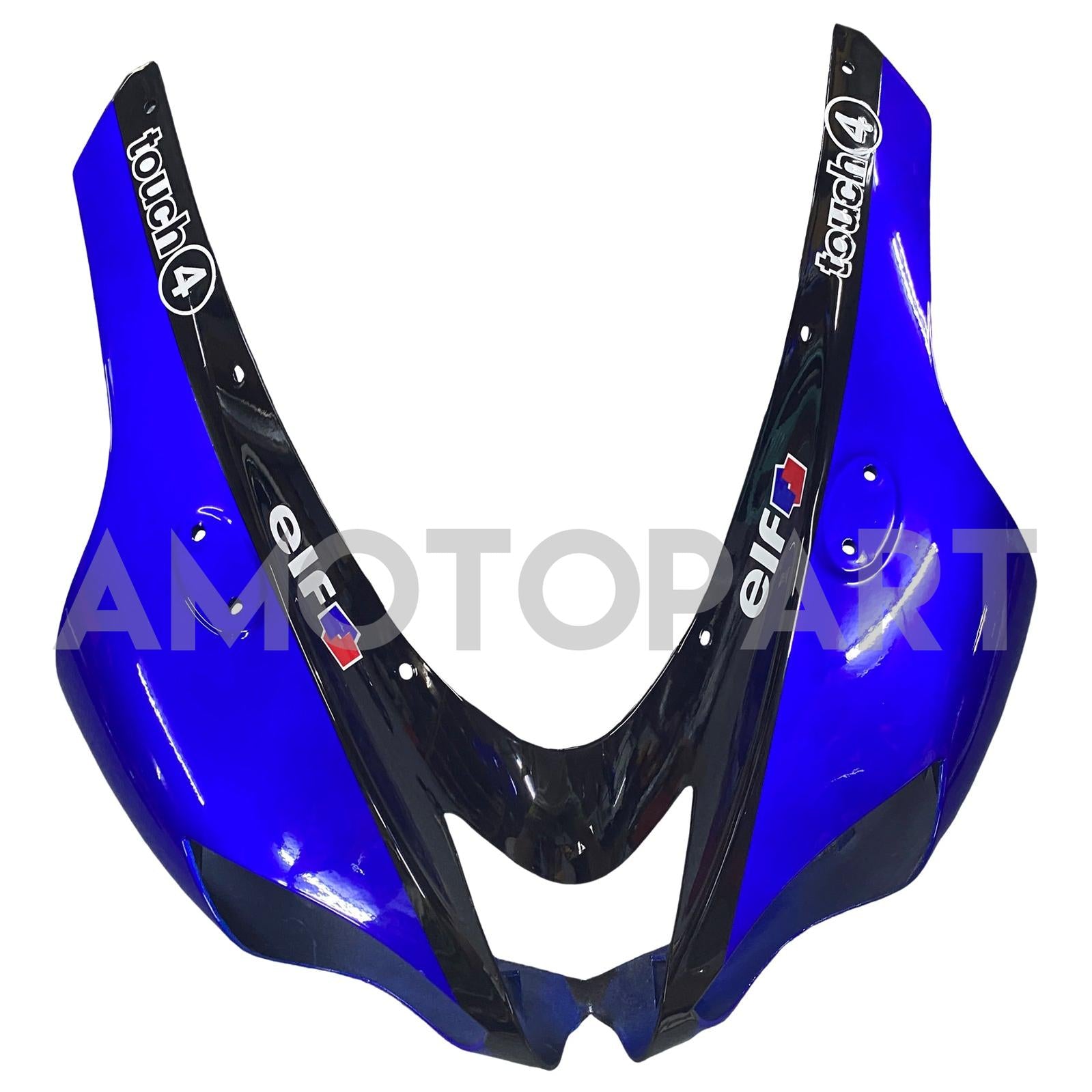 Amotopart 2007-2008 Kawasaki ZX6R 636 Kit carena nero e blu