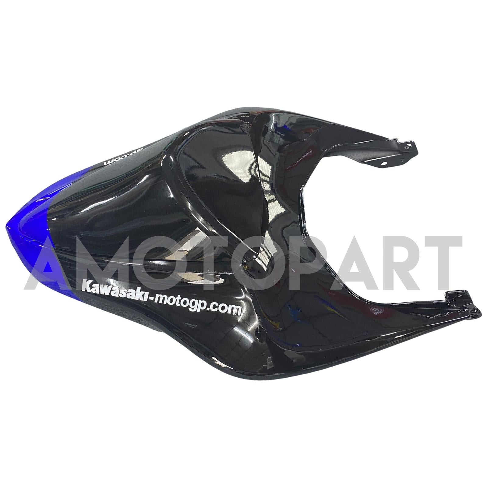 Amotopart 2007-2008 Kawasaki ZX6R 636 Kit carena nero e blu