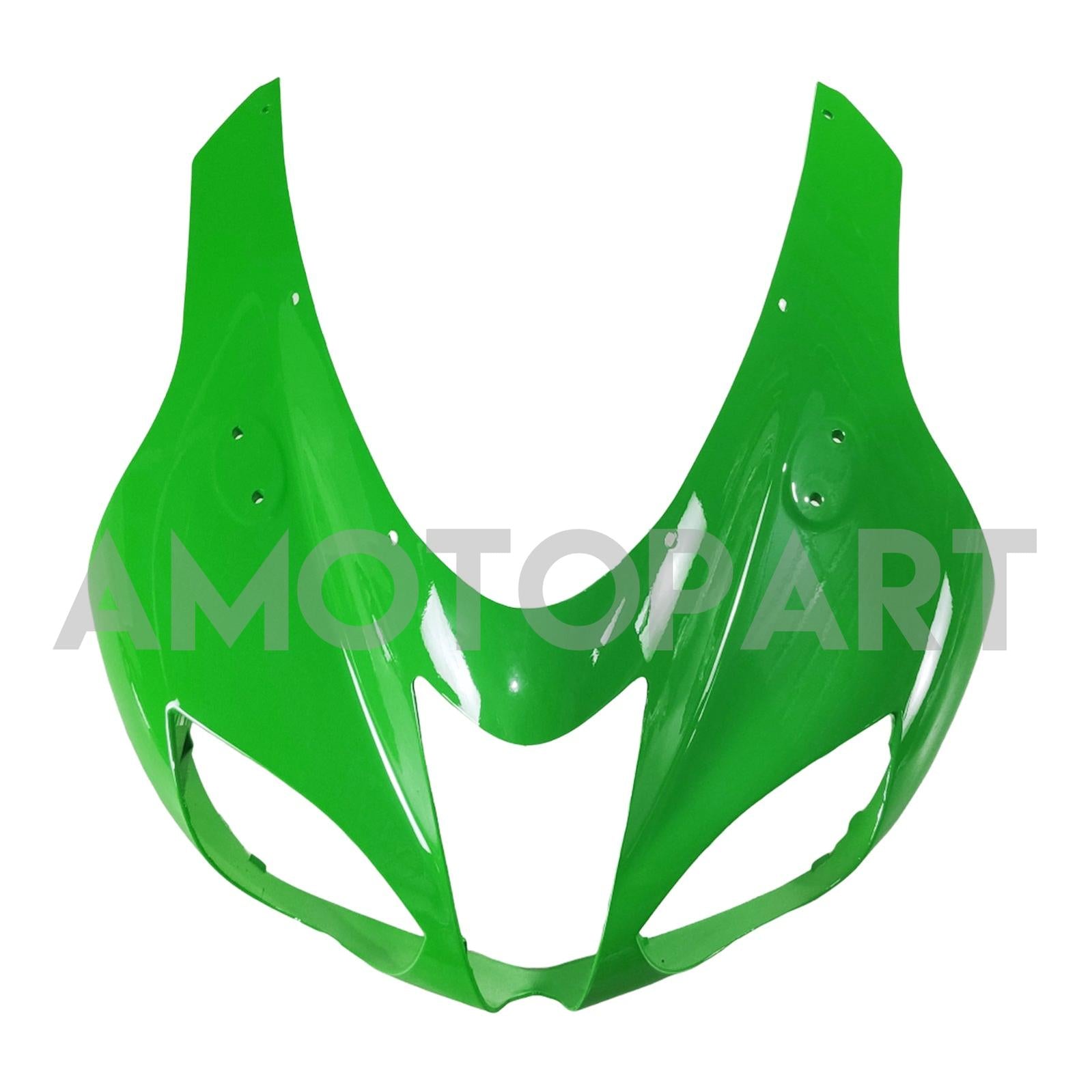 Amotopart Kawasaki 2007-2008 ZX6R 636 Kit de carenagem verde