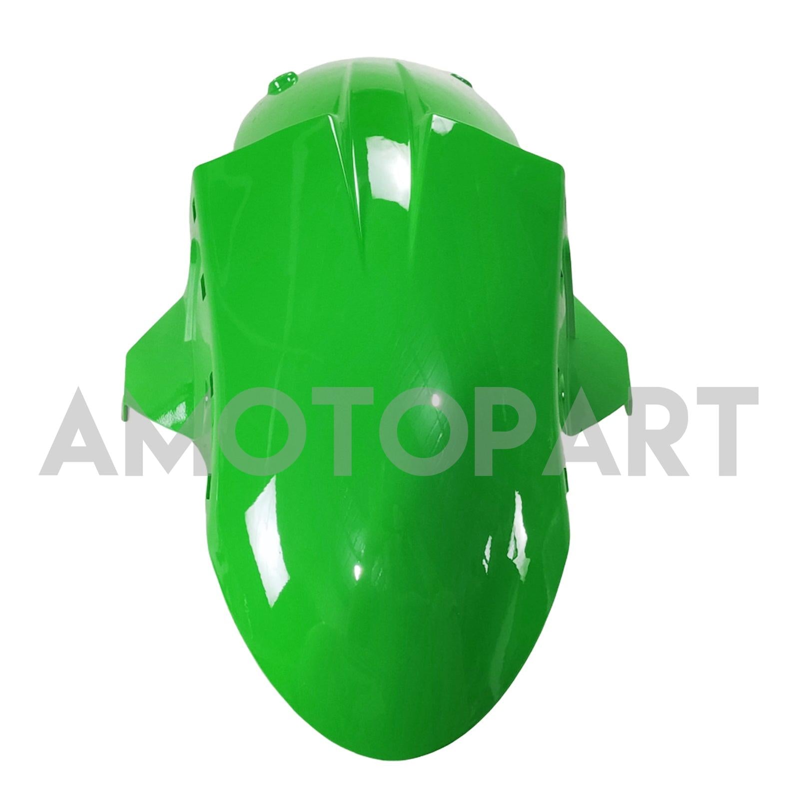 Amotopart Kawasaki 2007-2008 ZX6R 636 Kit de carenagem verde