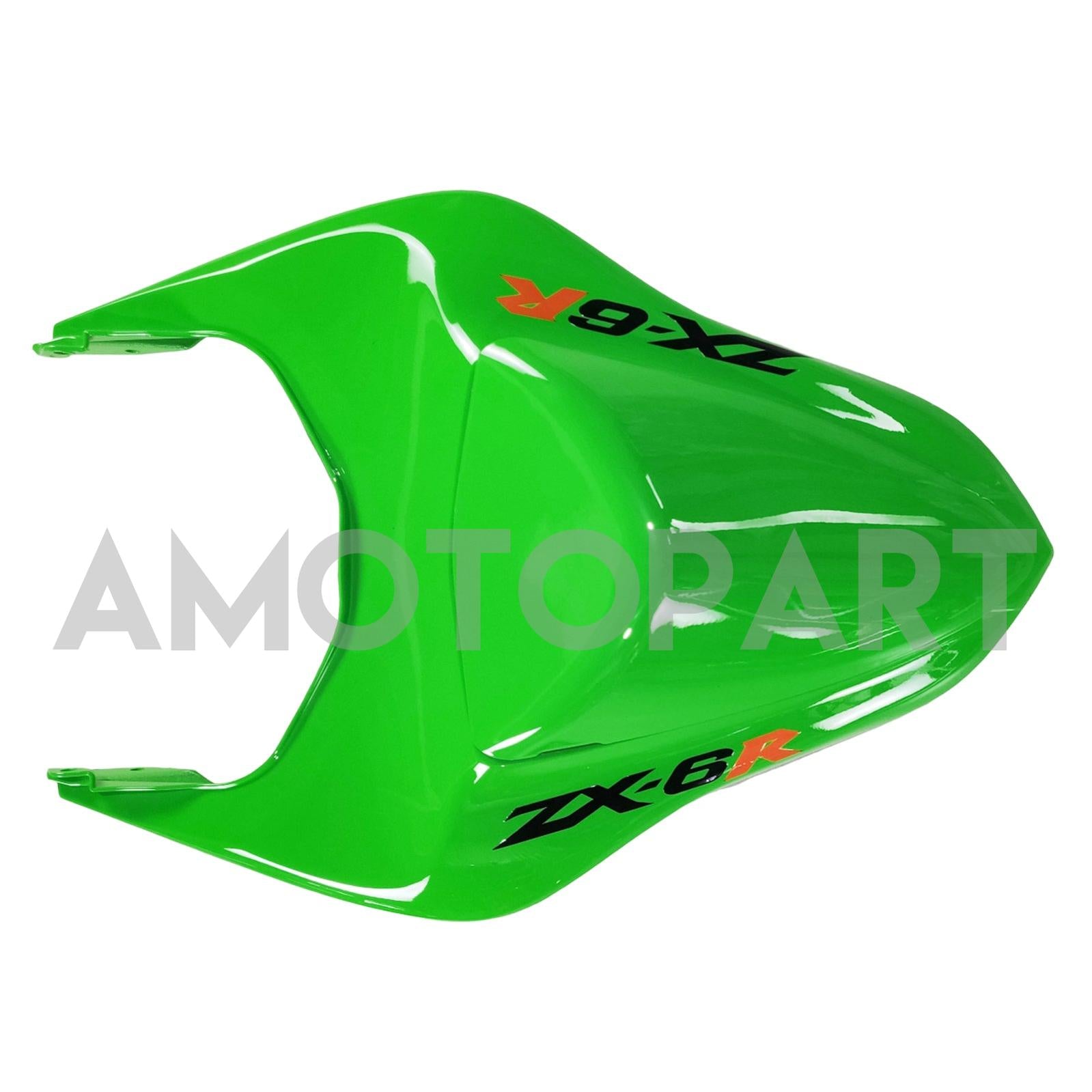 Amotopart Kawasaki 2007-2008 ZX6R 636 Kit de carenagem verde