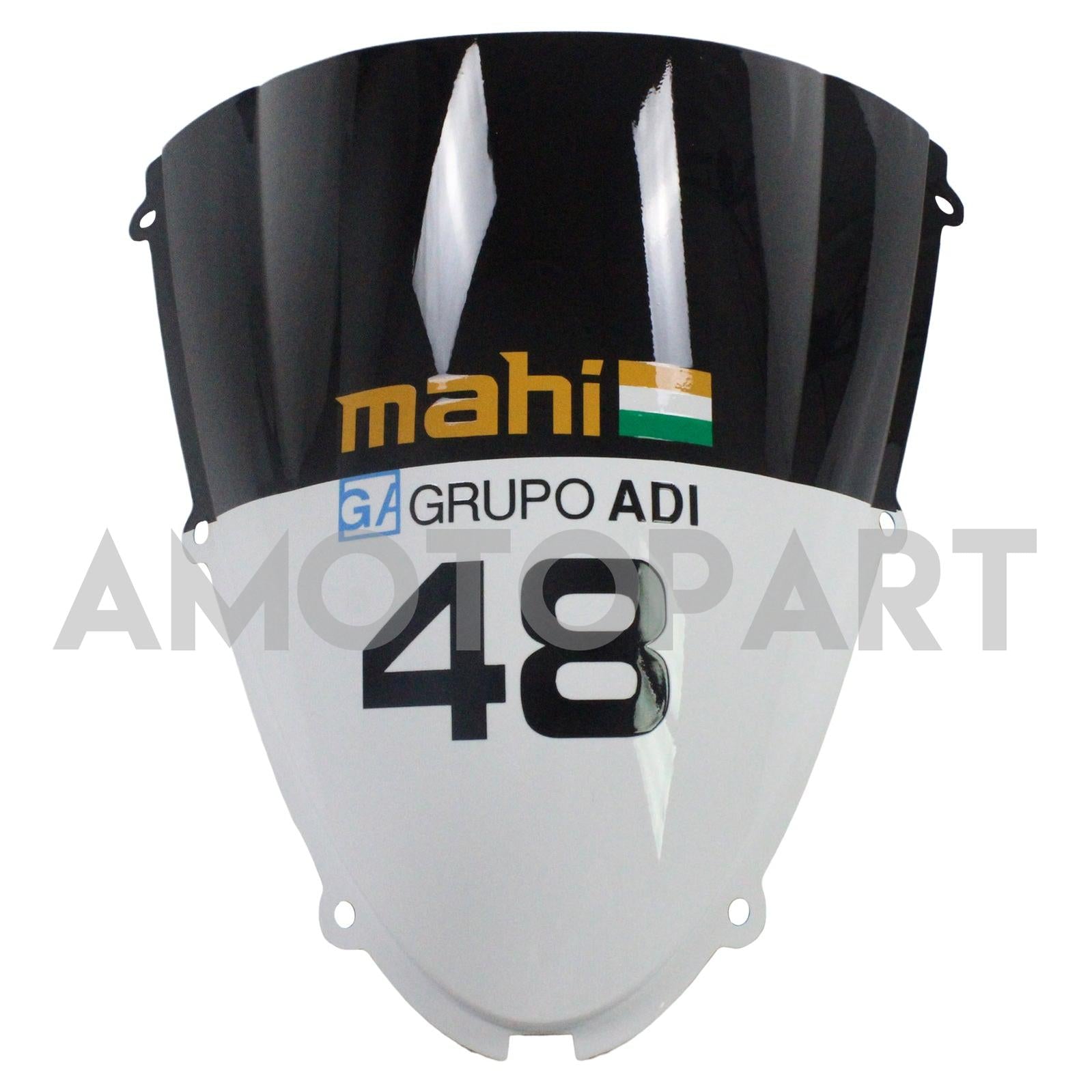 Amotopart Kawasaki 2007-2008 ZX6R 636 Green Red Fearing Kit