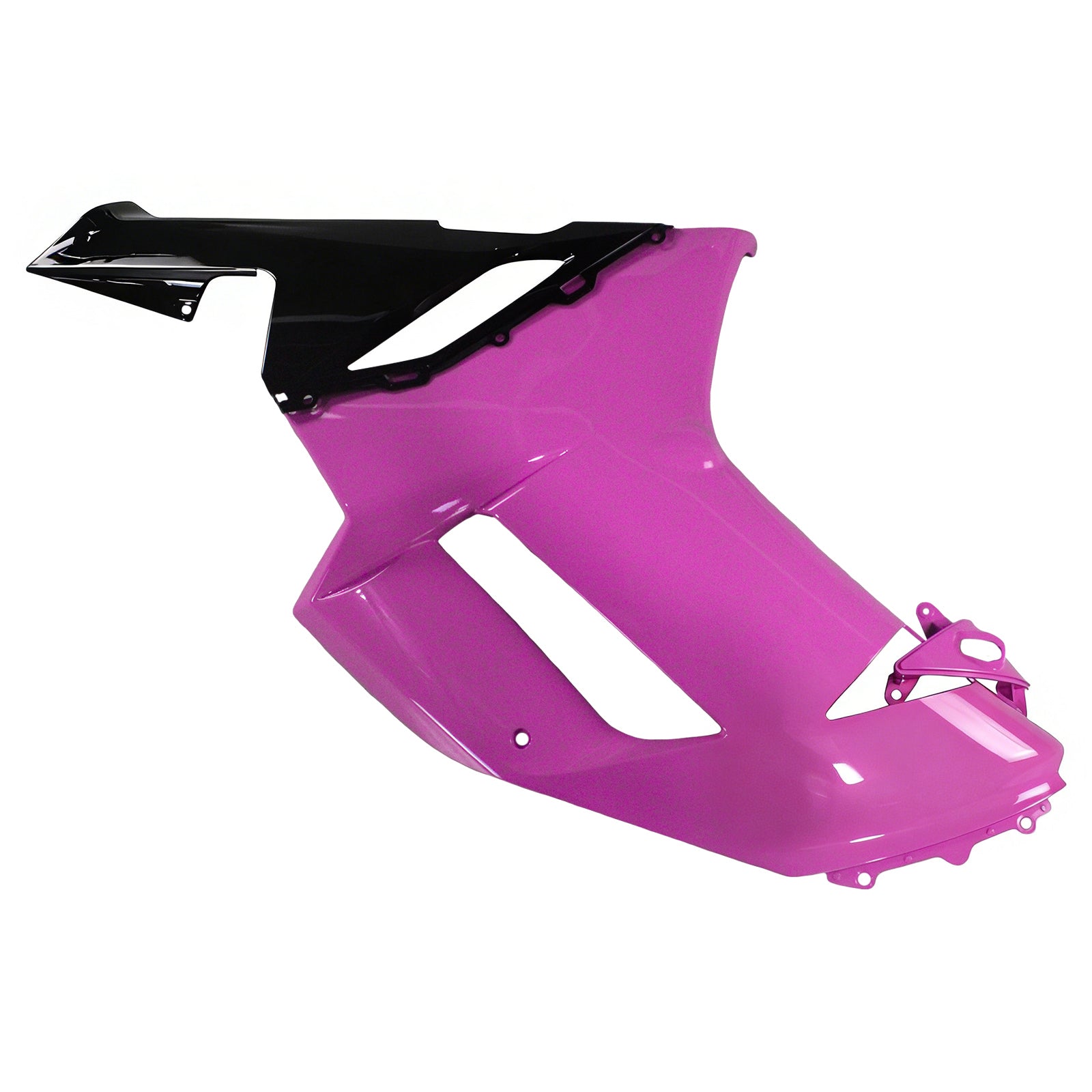 Amotopart Verkleidungsset für Kawasaki 2007–2008 ZX6R 636, Schwarz, Rosa