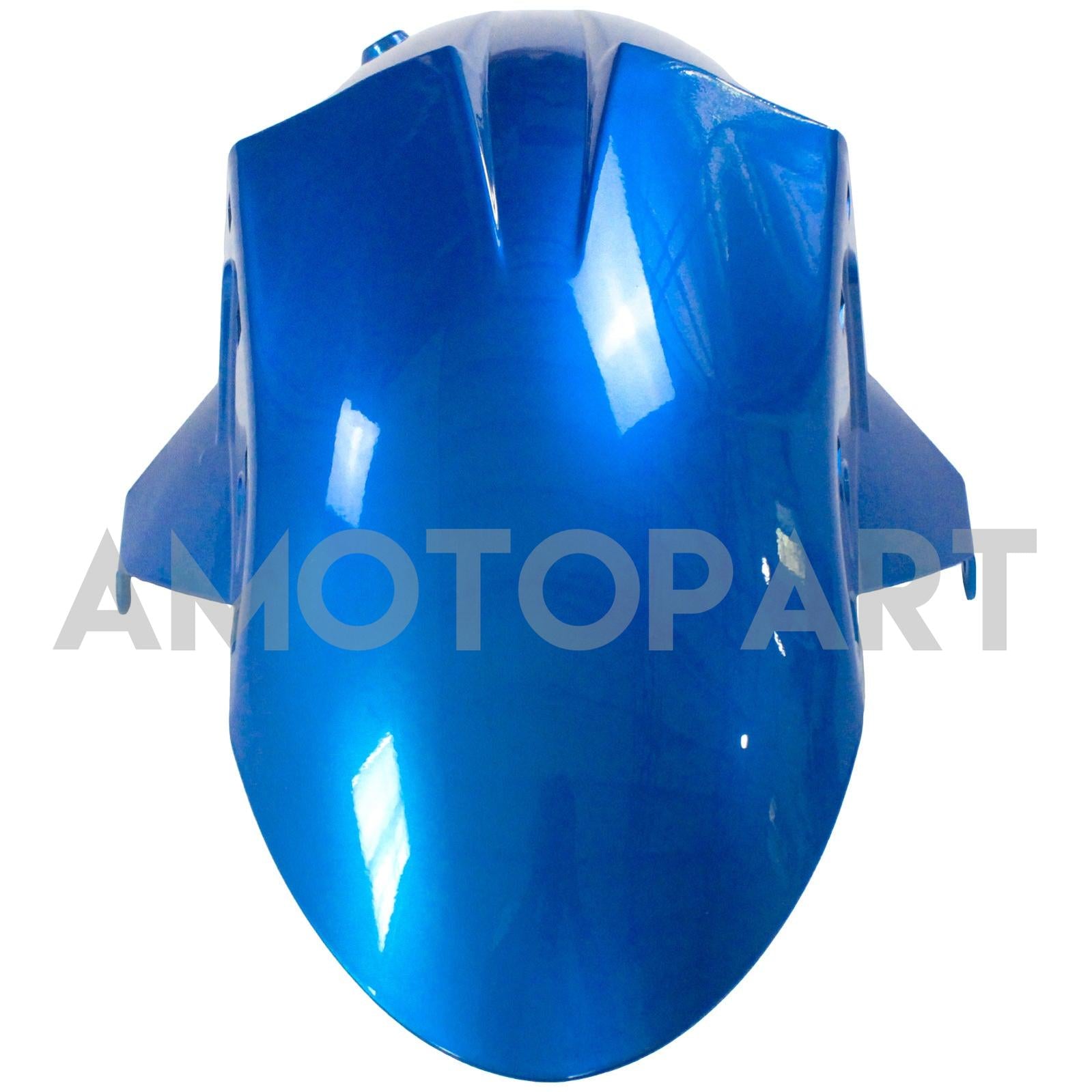 Amotopart Kawasaki 2007-2008 ZX6R 636 Black Blue Fairing Kit