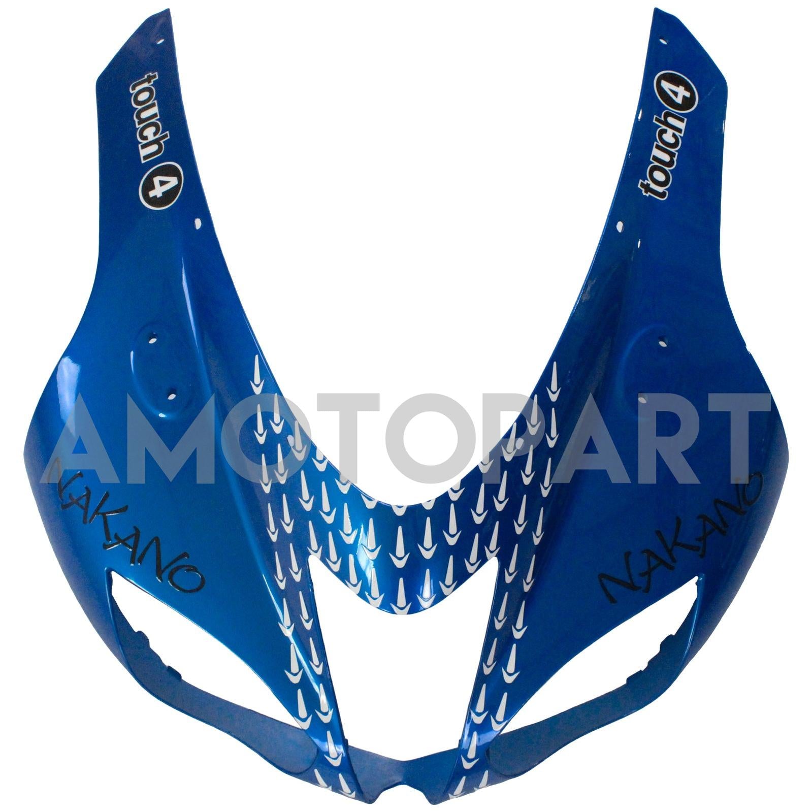 Amotopart Kawasaki 2007-2008 ZX6R 636 Black Blue Fairing Kit