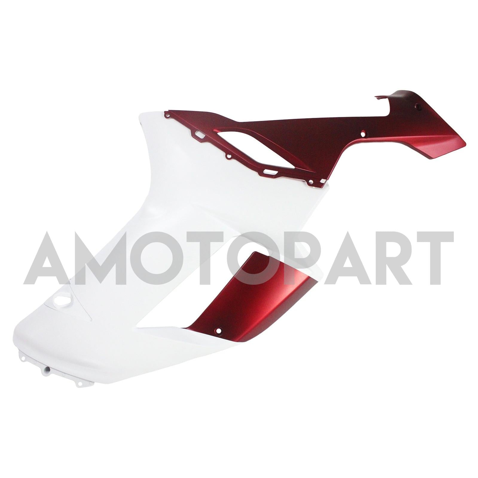 Amotopart Kawasaki 2007-2008 ZX6R 636 Red White Fairing Kit