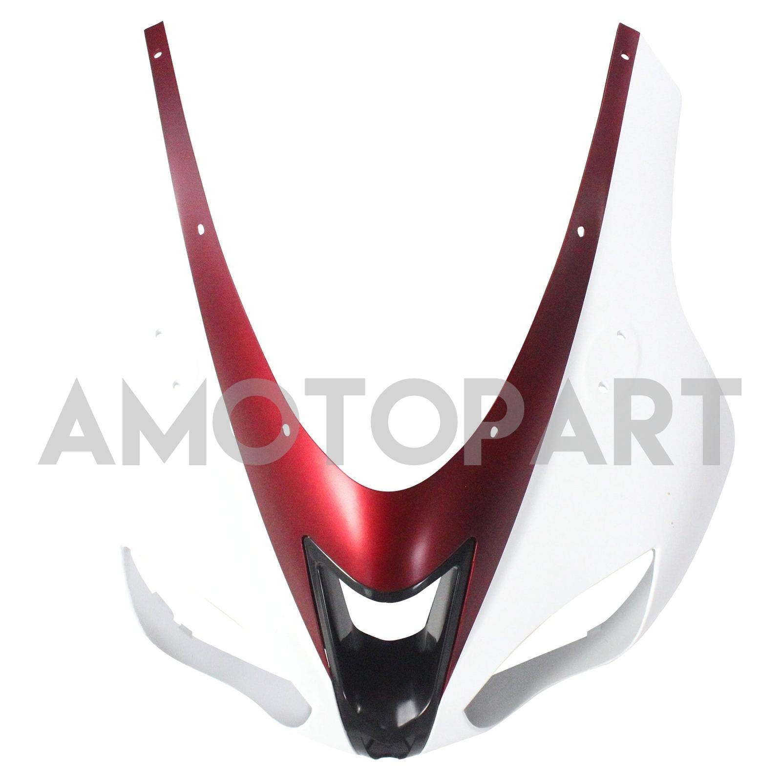 Amotopart Kawasaki 2007-2008 ZX6R 636 Red White Fairing Kit