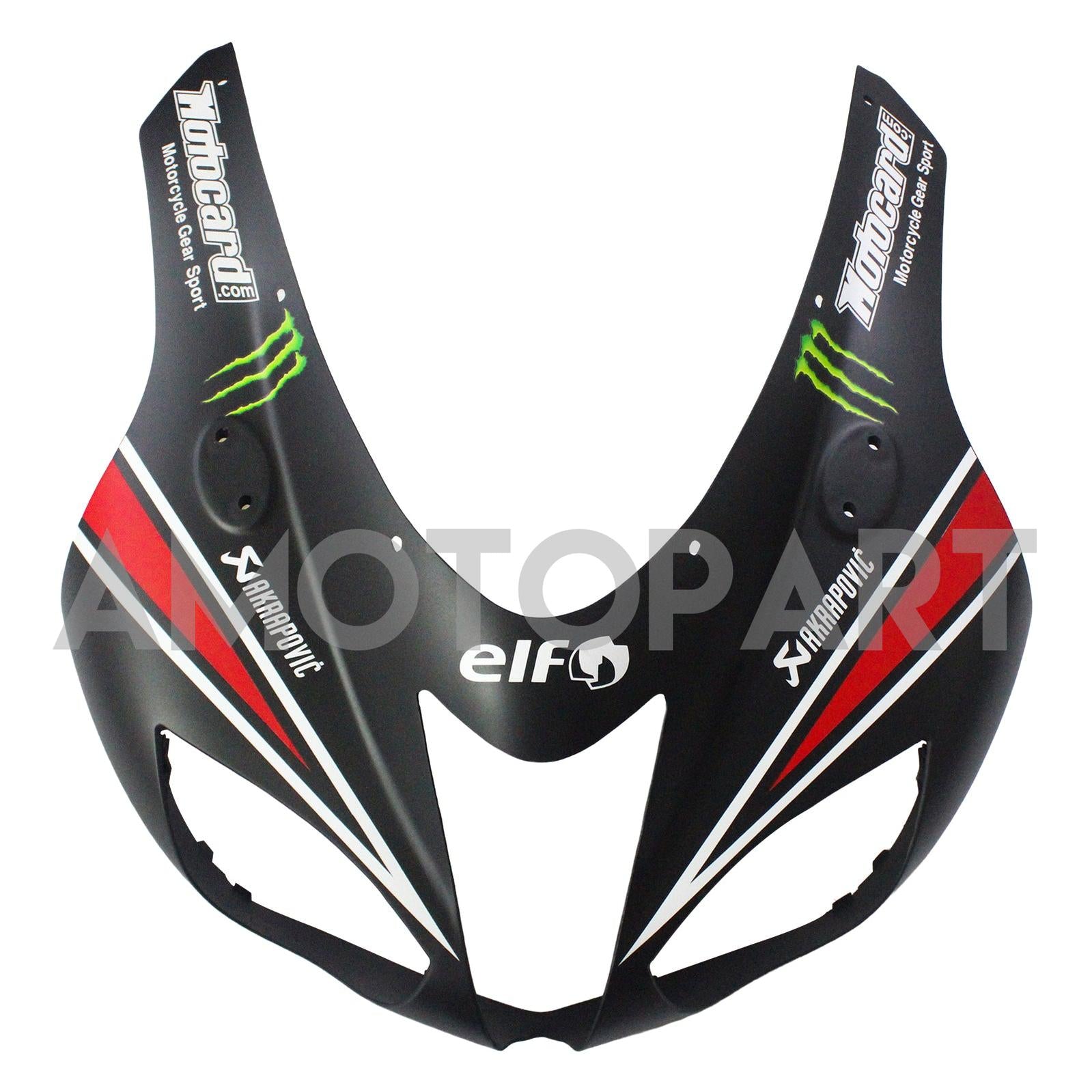 Amotopart Kawasaki 2007-2008 ZX6R 636 Black Red Claw Beurskit