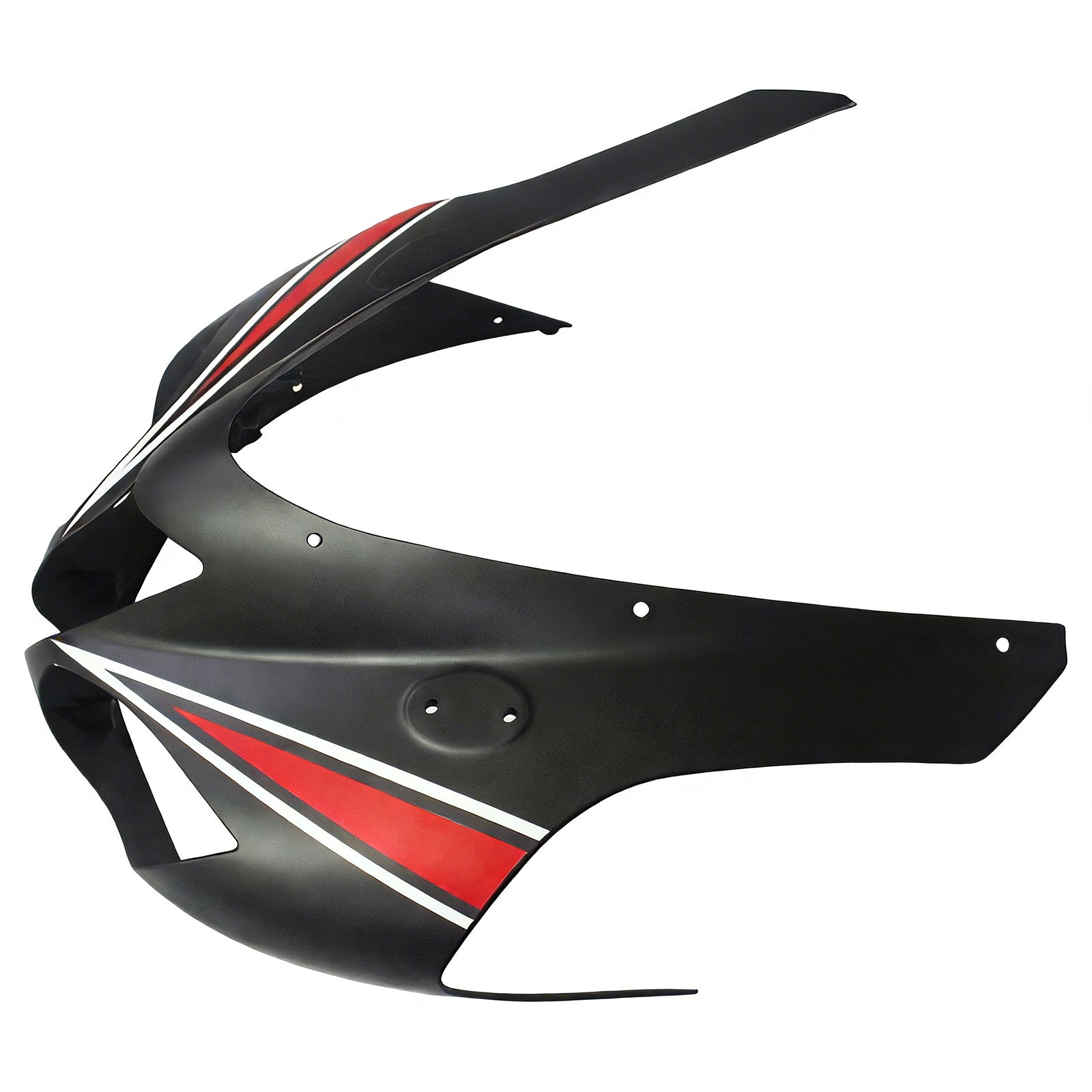 Amotopart Kawasaki 2007-2008 ZX6R 636 ブラック レッド クロー フェアリングキット