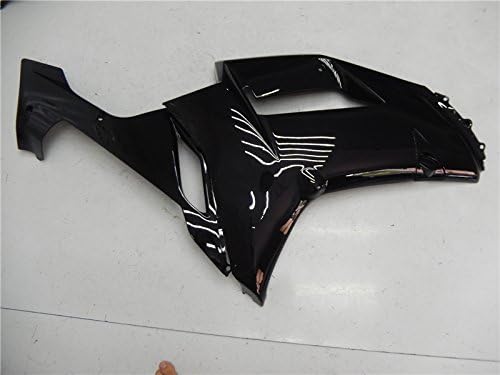 Amotopart 2007-2008 Kawasaki ZX6R 636 Black Fairing Kit