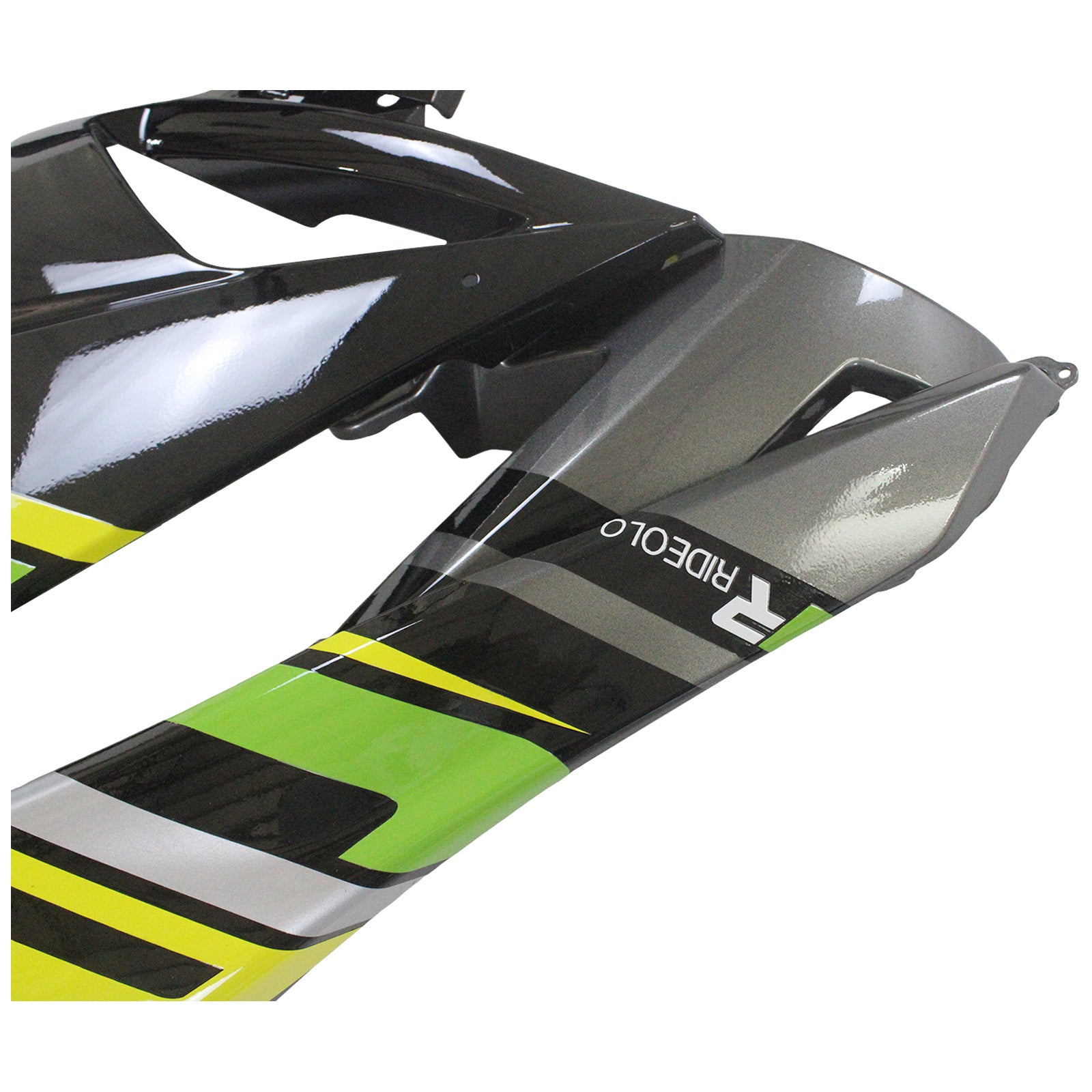 Amotopart Kawasaki 2009-2012 ZX6R 636 Black Colorful Fairing Kit