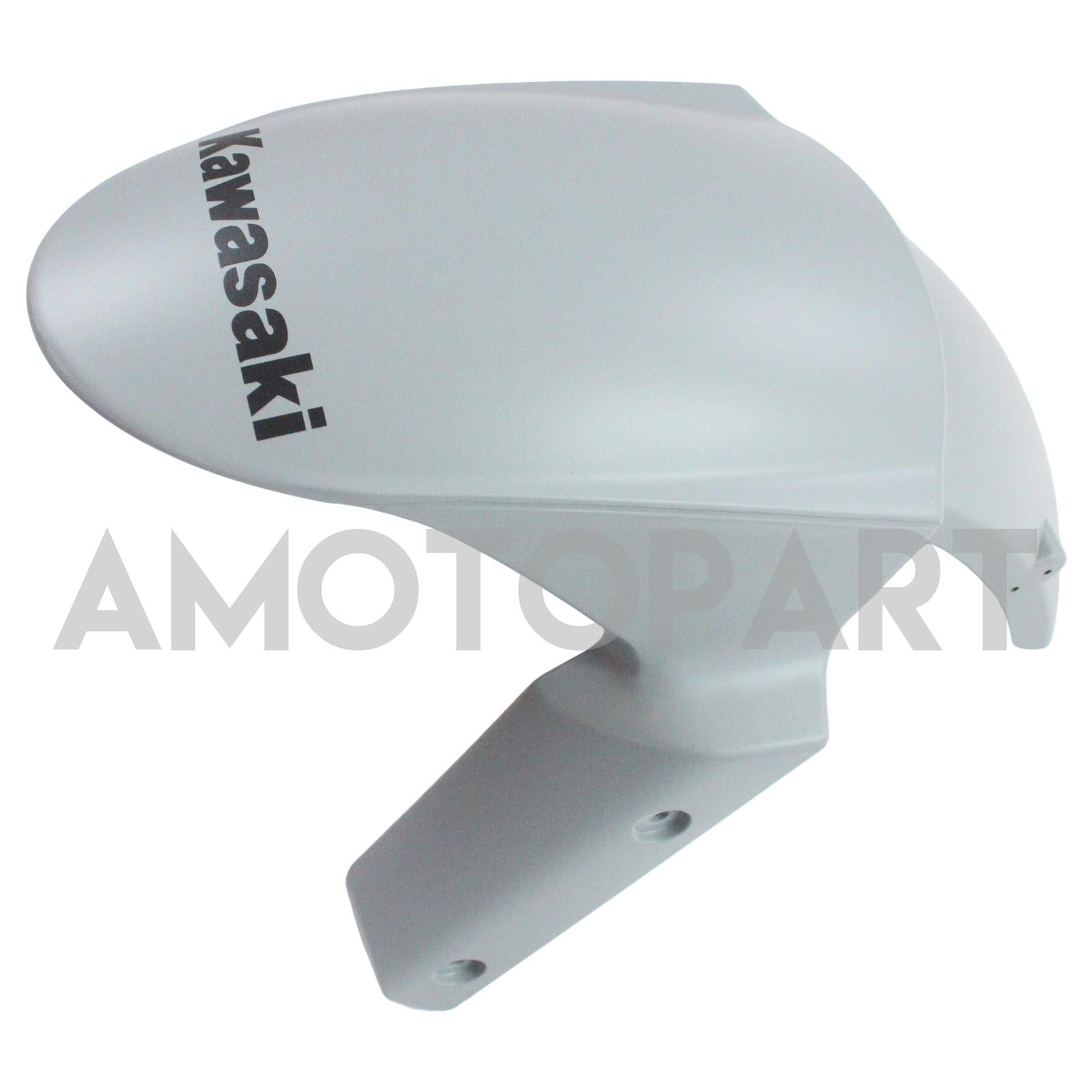 Amotopart Kawasaki 2009-2012 ZX6R 636 Gray Yellow Fairing Kit