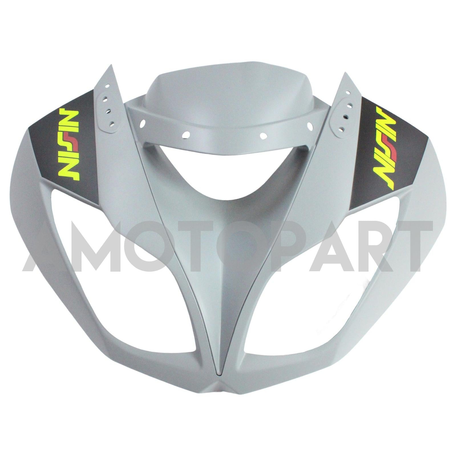 Amotopart Kawasaki 2009-2012 ZX6R 636 Gray Yellow Fairing Kit