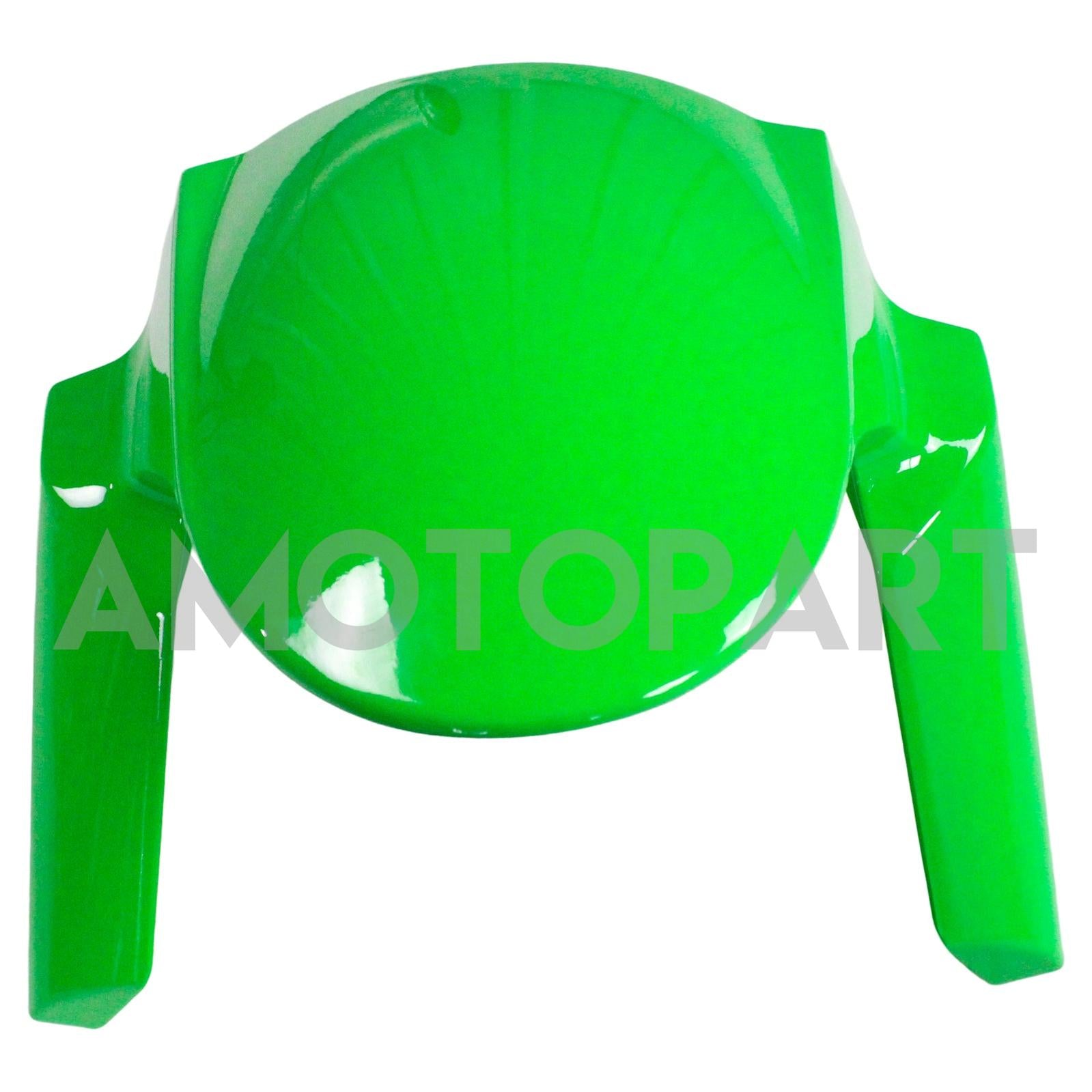 Amotopart Kawasaki 2009-2012 ZX6R 636 Schwarzes Grünverkleidungskit