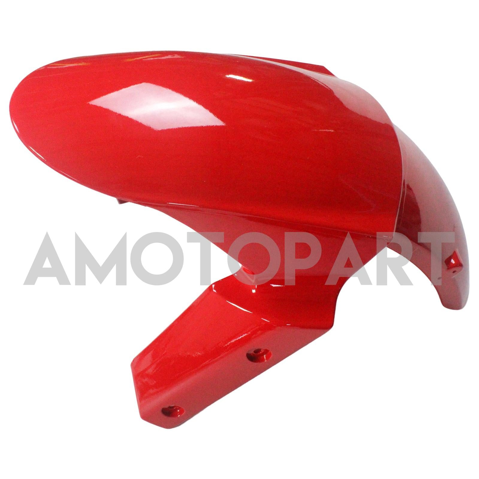 Amotopart Kawasaki 2009-2012 ZX6R 636 Red Mix Black Fairing Kit