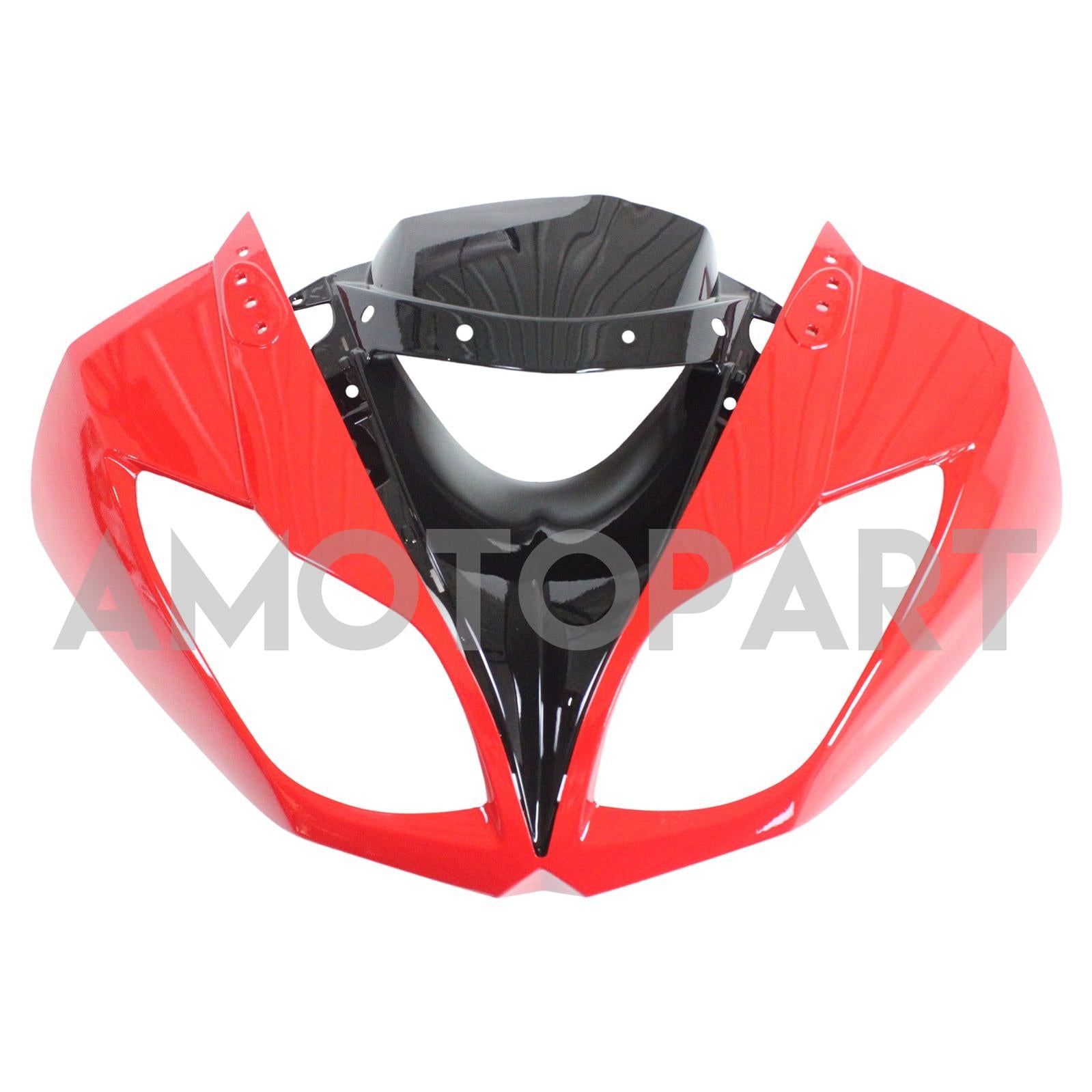 Amotopart Kawasaki 2009-2012 ZX6R 636 White Red Black Fairing Kit