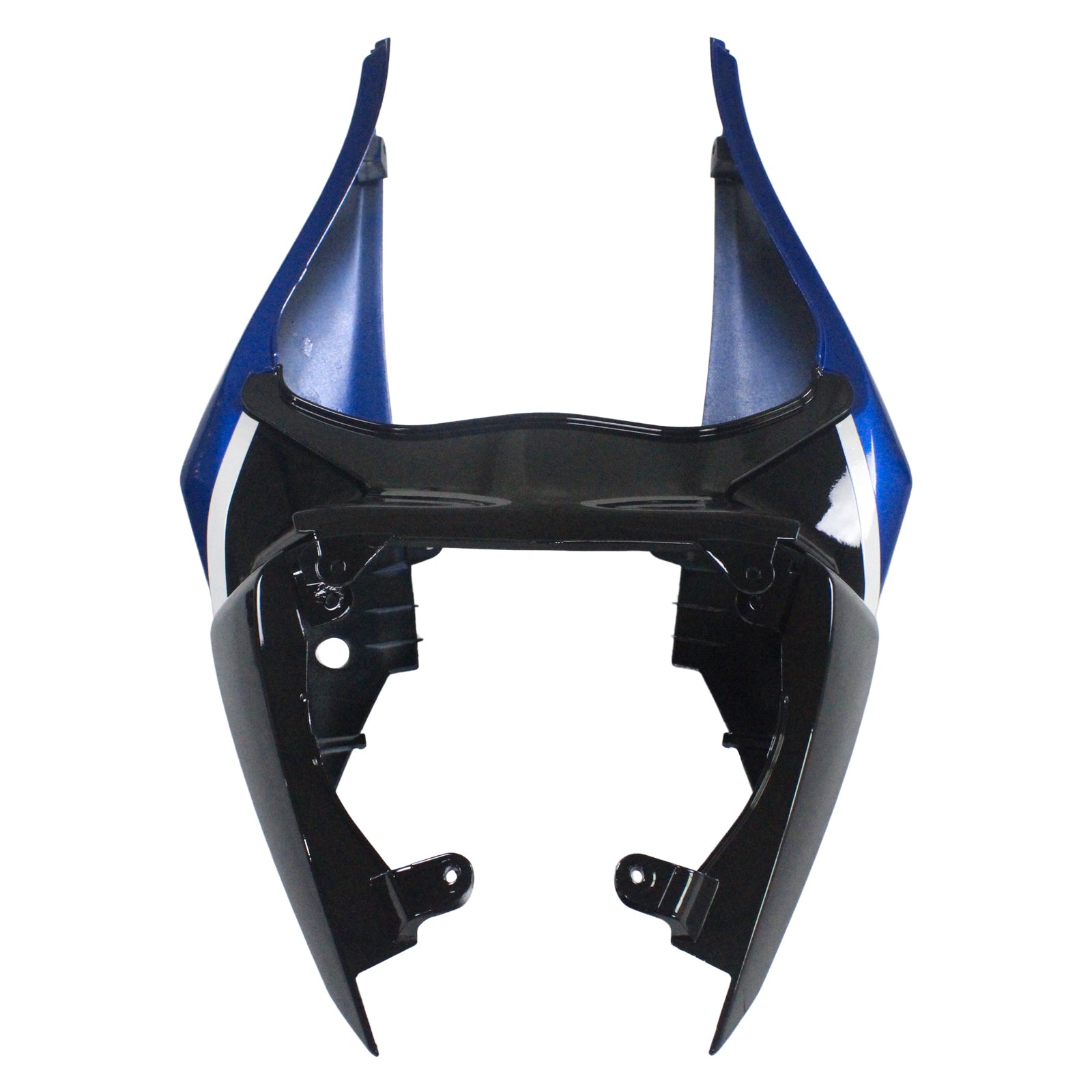 Amotopart Kawasaki 2009-2012 ZX6R 636 Kit de carenado azul mezclado negro