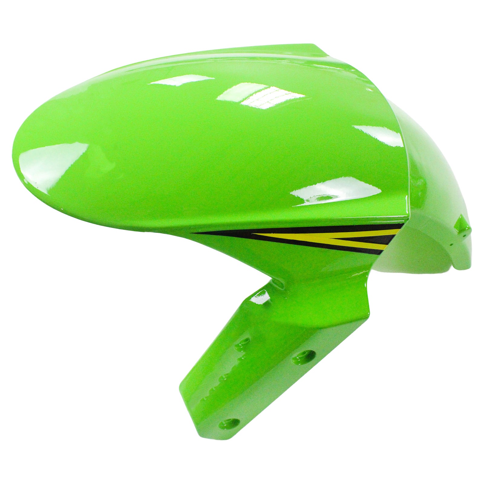 Amotopart Kawasaki 2009-2012 ZX6R 636 Black Green Fairing Kit