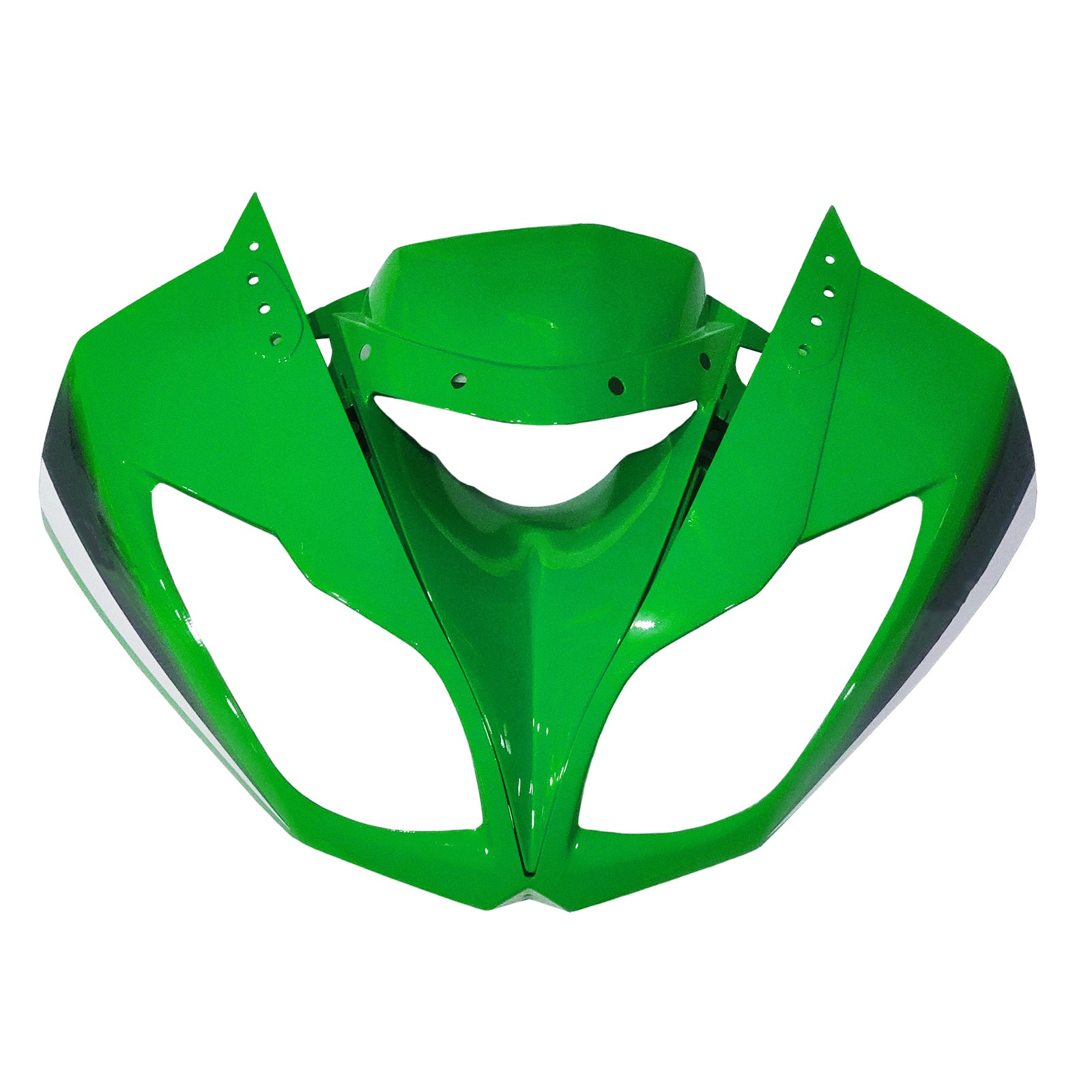 Amotopart Kawasaki 2009-2012 ZX6R 636 Green&White Fairing Kit