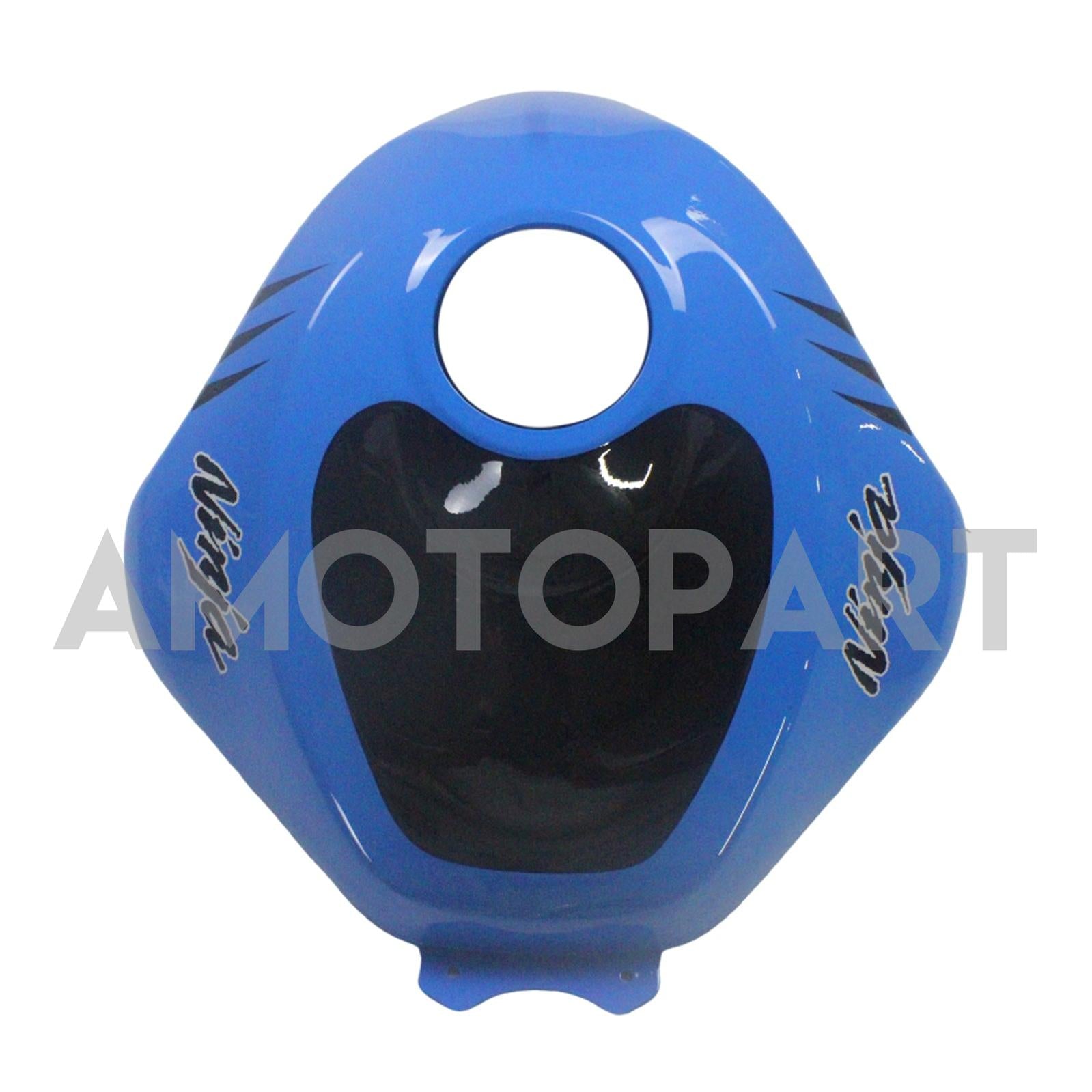 Amotopart Kawasaki 2009-2012 ZX6R 636 Blue&Yellow Monster Fairing Kit