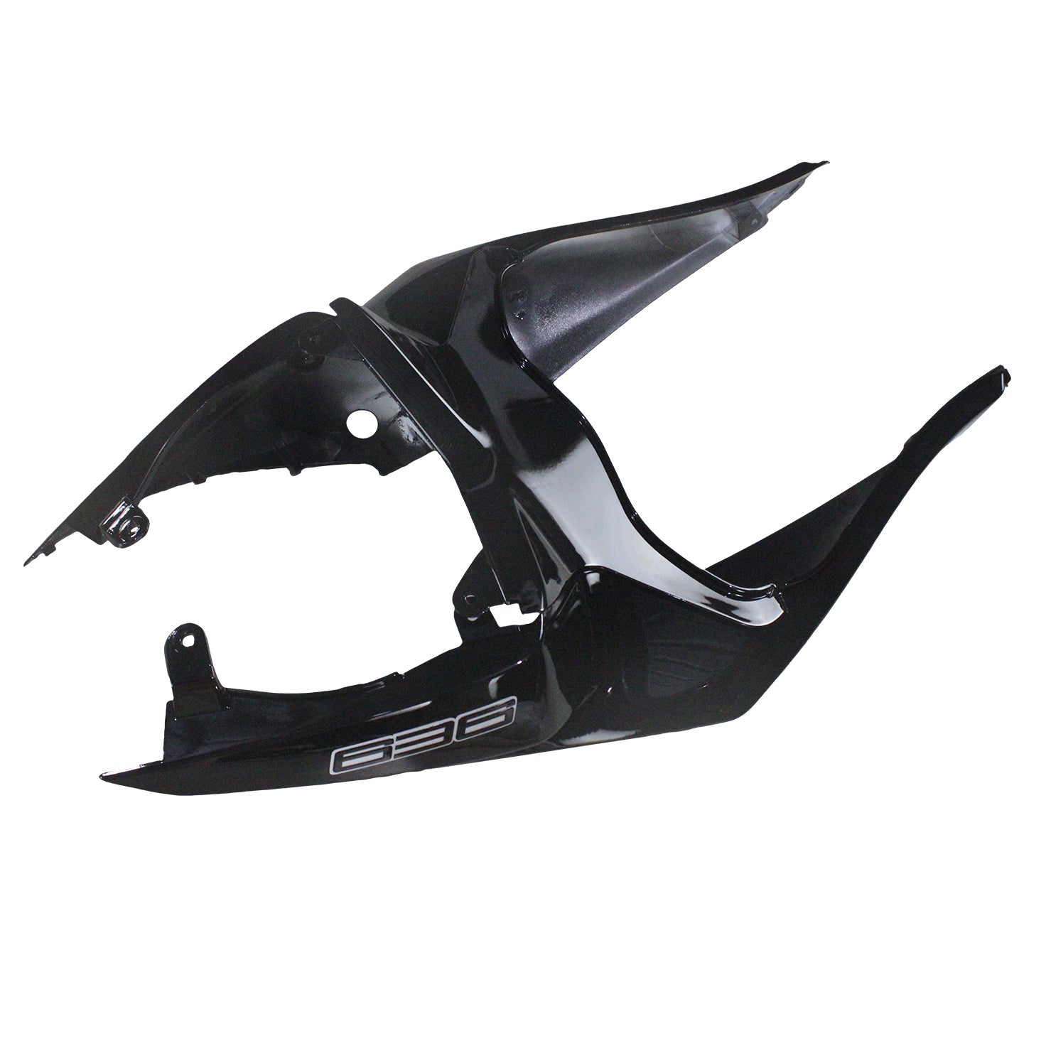 Amotopart Kawasaki ZX6R 636 2009-2012 Matte Black Fairing Kit