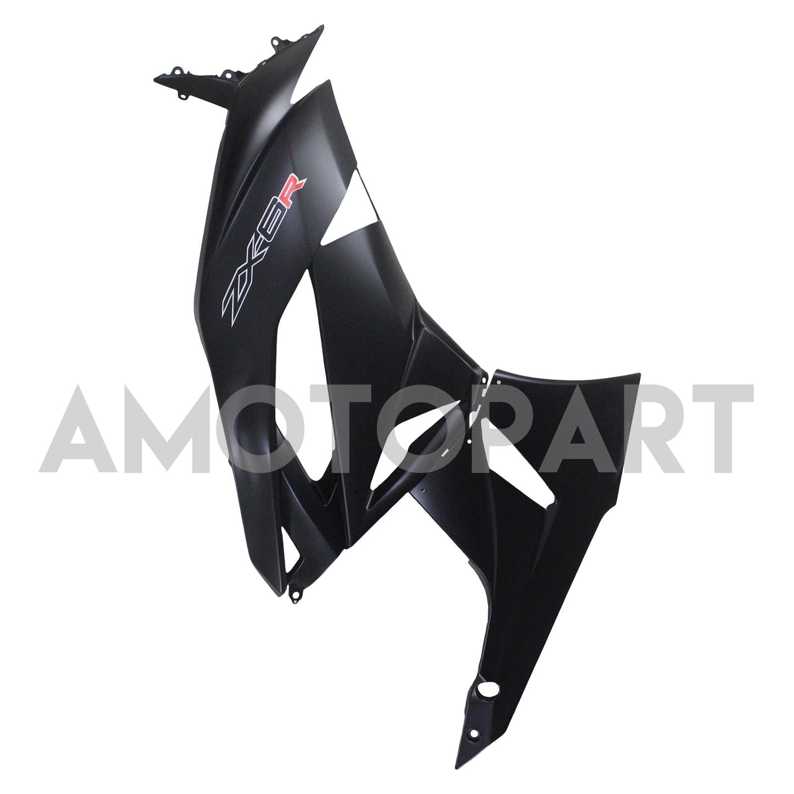 AMOTOPART KAWASAKI ZX6R 636 2009-2012 MATTE BLACK Fairing Kit