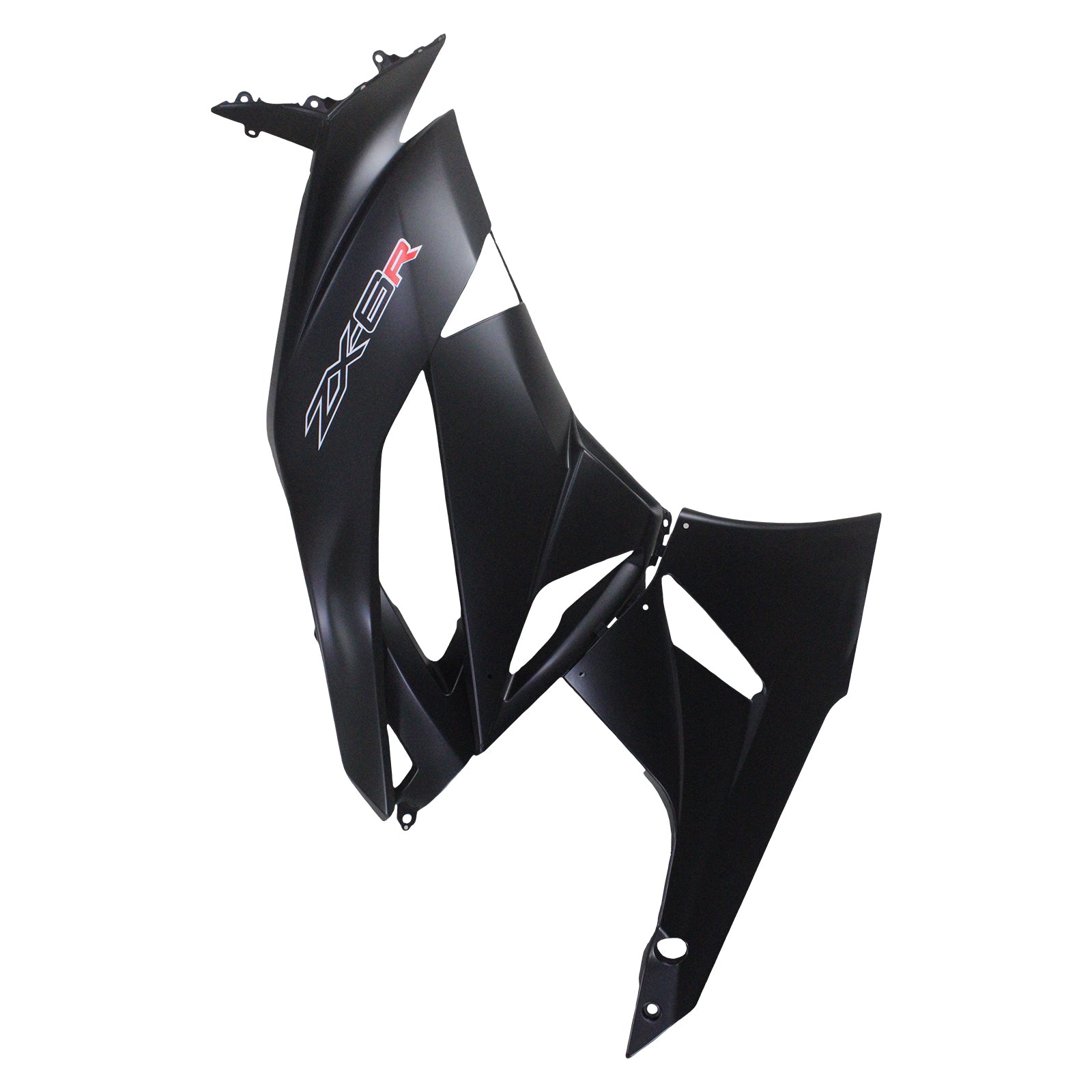 Amotopart Kawasaki ZX6R 636 2009-2012 Matte Black Fairing Kit