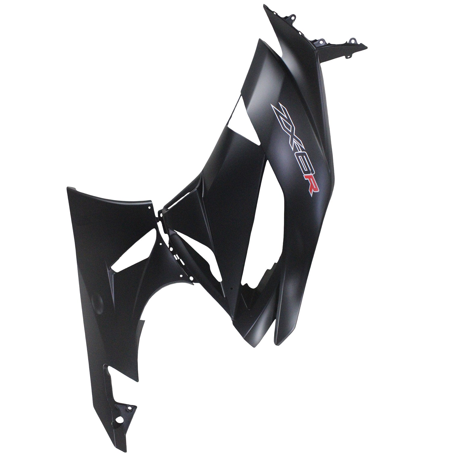 Amotopart Kawasaki ZX6R 636 2009-2012 Matte Black Fairing Kit