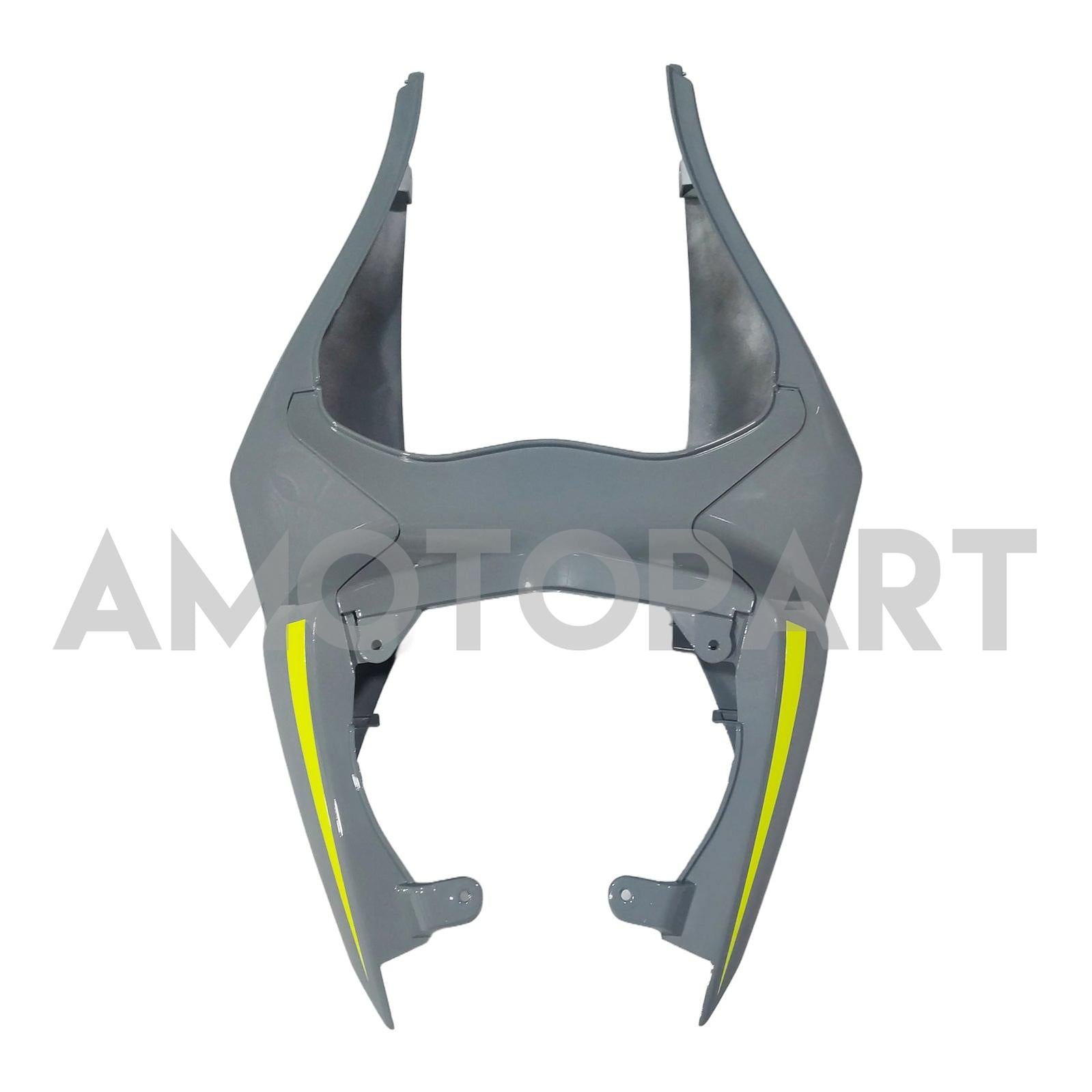 Amotopart Kawasaki 2009-2012 ZX6R 636 Grey&Yellow Fairing Kit