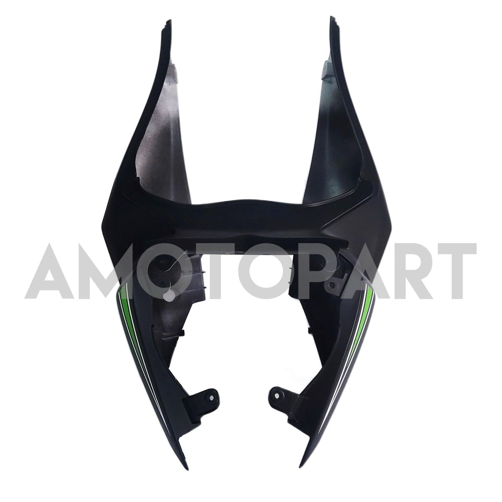 Amotopart Kawasaki 2009-2012 ZX6R 636 グリーン&ブラック Style1 フェアリングキット