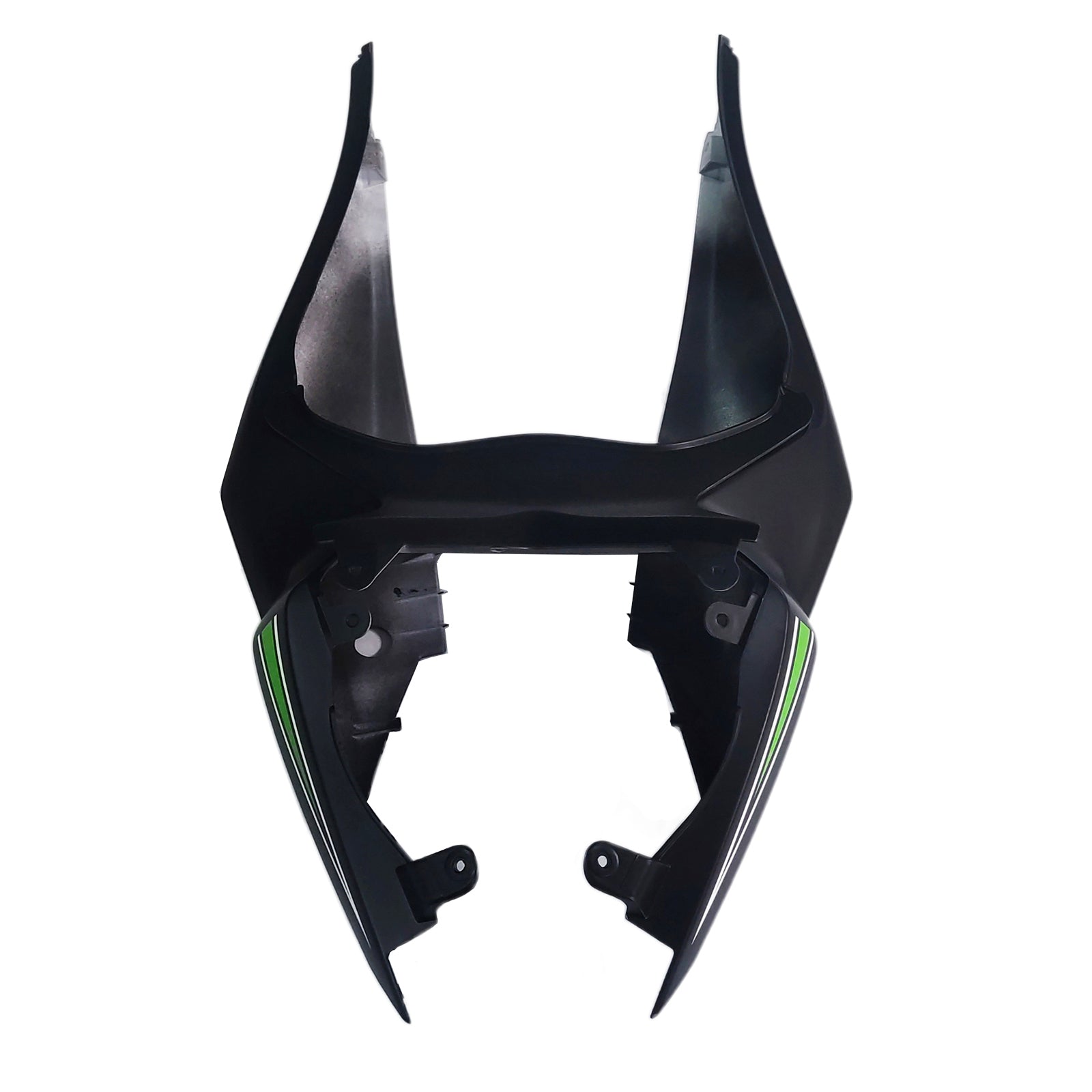 Amotopart Kawasaki 2009-2012 ZX6R 636 Green & Black Style1 Fairing Kit