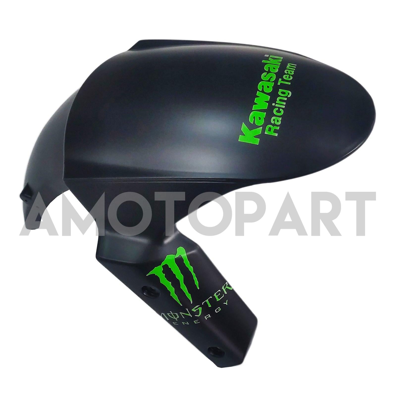 Amotopart Kawasaki 2009-2012 ZX6R 636 グリーン&ブラック Style1 フェアリングキット