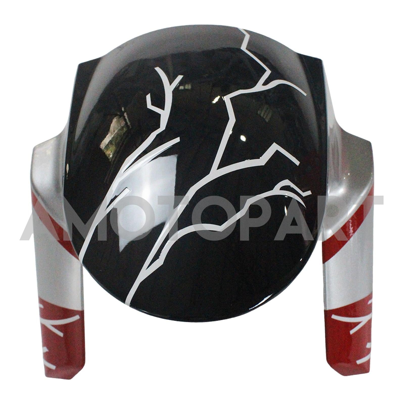 Amotopart Kawasaki 2009–2012 ZX6R 636 Rot&Blaues Verkleidungskit