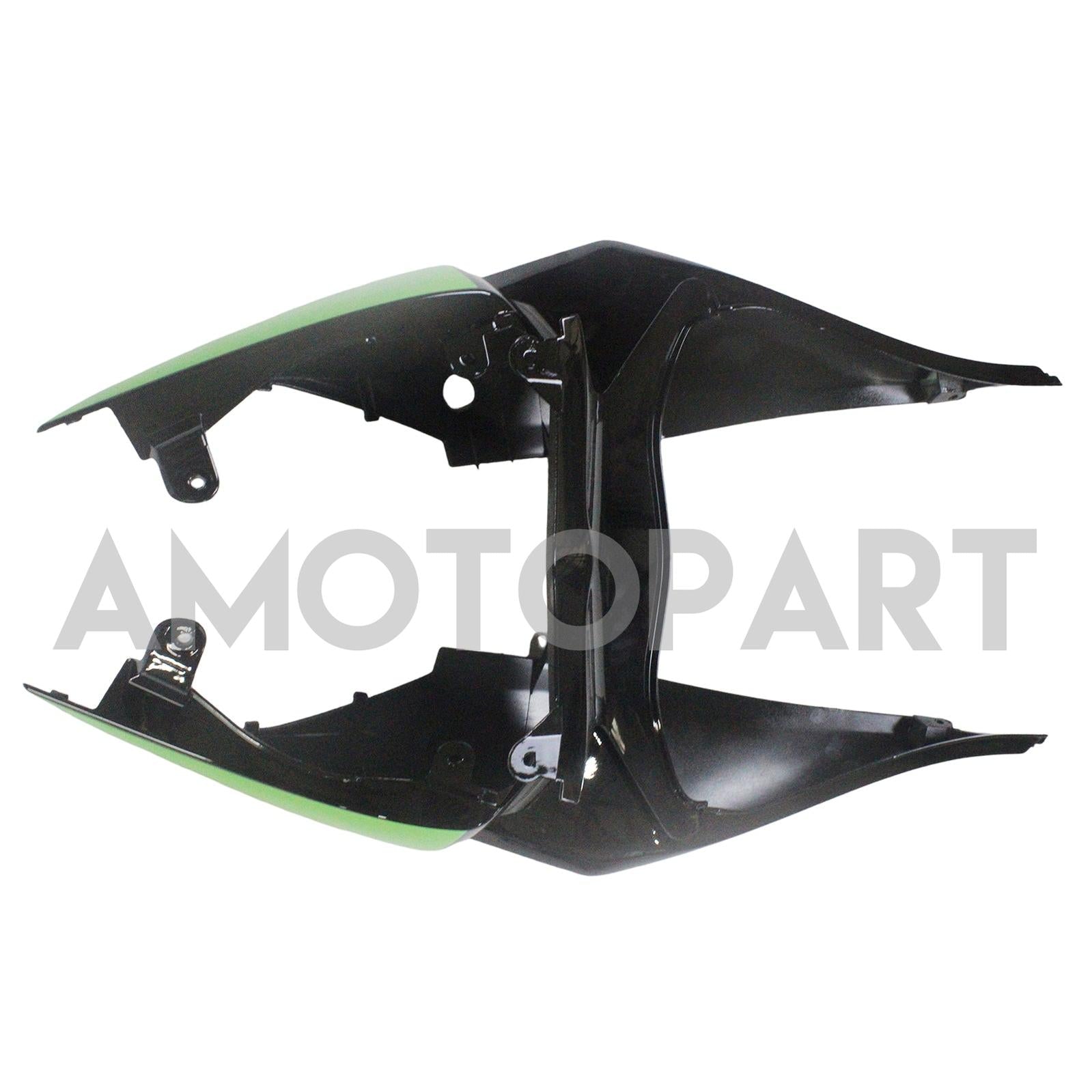 Amotopart Kawasaki 2009-2012 ZX6R 636 ブラック グリーンロゴ付き フェアリングキット