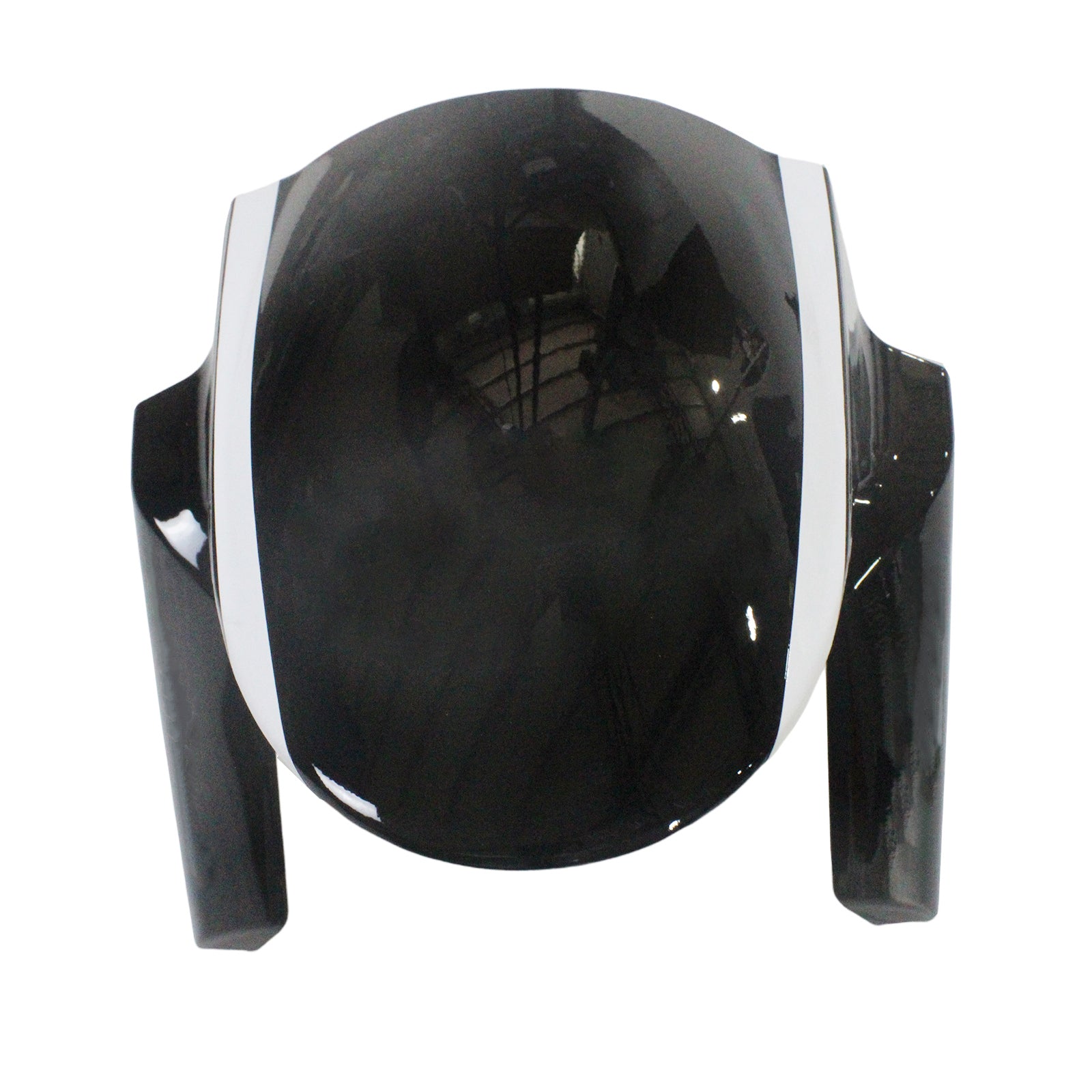 Amotopart Verkleidungsset für Kawasaki 2009–2012 ZX6R 636, Schwarz mit grünem Logo