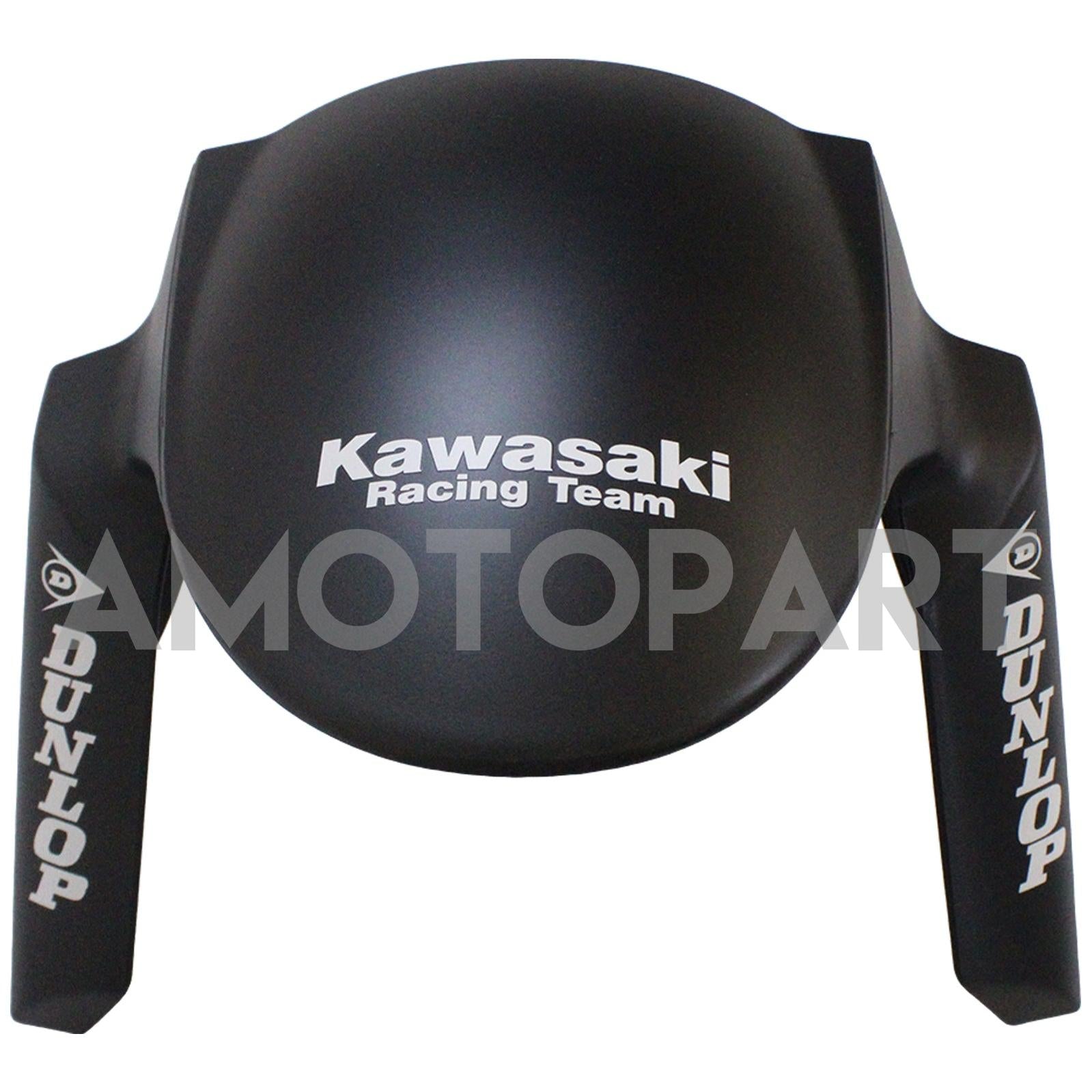 Amotopart Kawasaki 2009-2012 ZX6R 636 Green&Black Style2 Fairing Kit