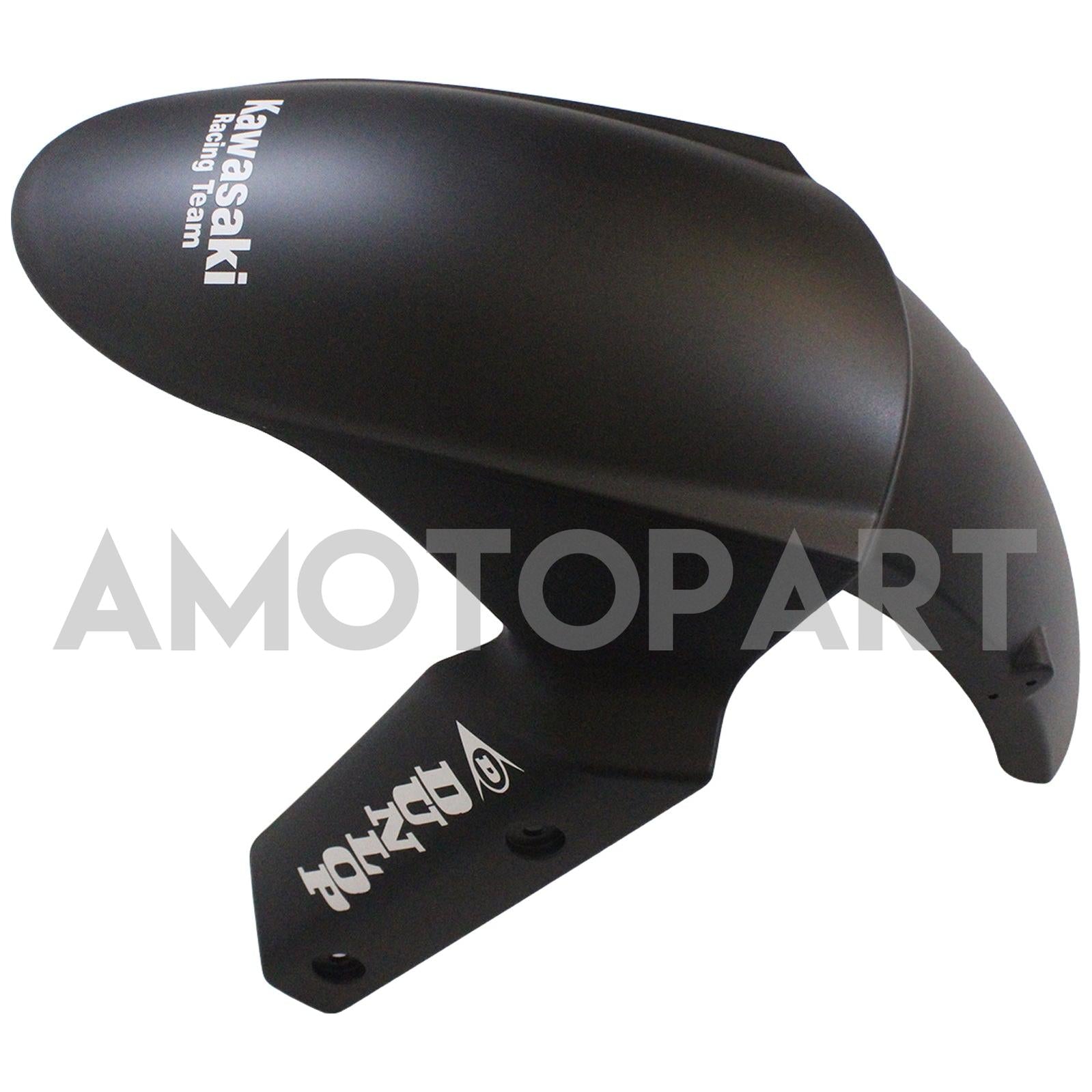 Amotopart Kawasaki 2009-2012 ZX6R 636 Green&Black Style2 Fairing Kit