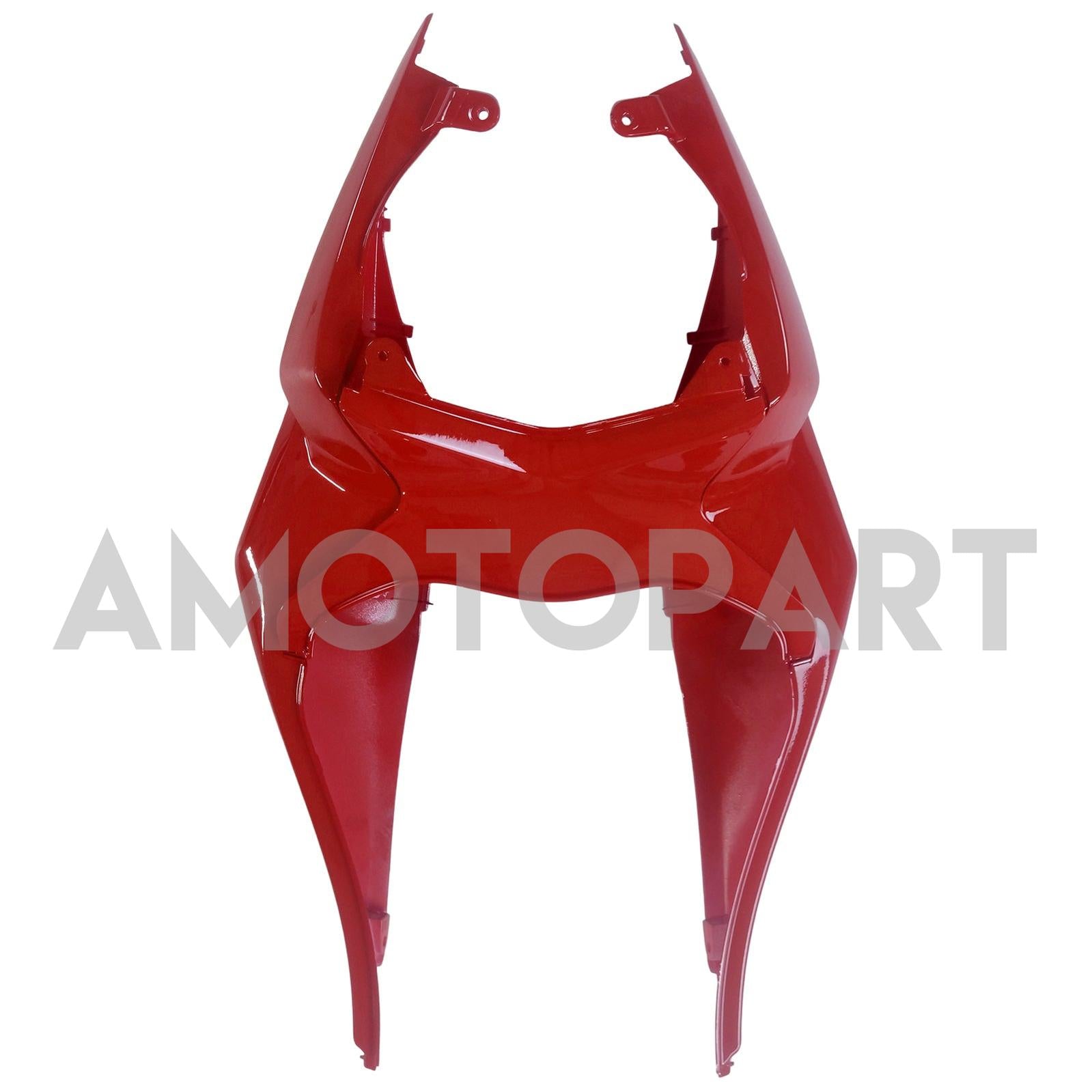 Amotopart Kawasaki 2009–2012 ZX6R 636 Rot&Schwarzes Style2-Verkleidungskit