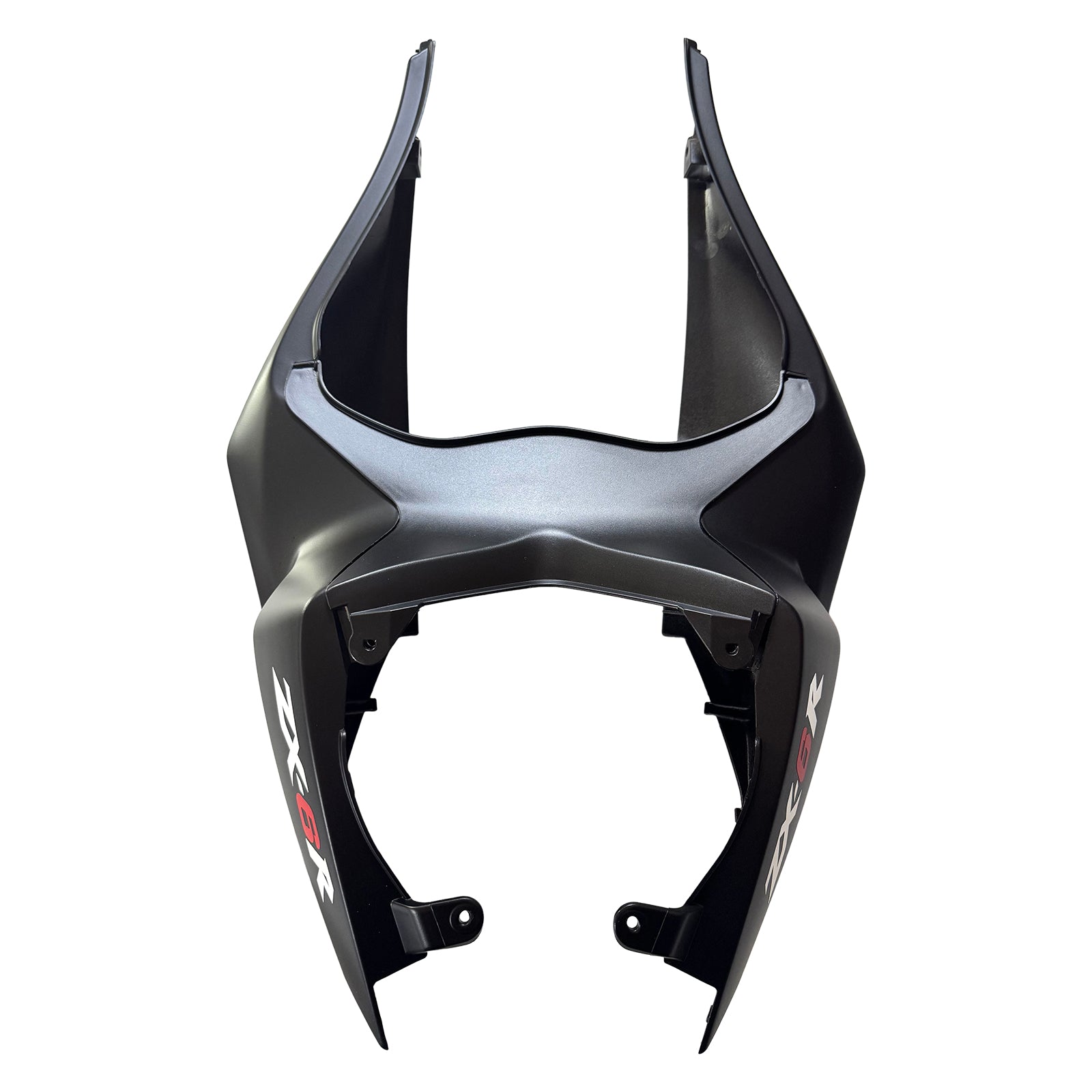 Amotopart 2009-2012 Kawasaki ZX6R 636 Black Red Fairing Kit