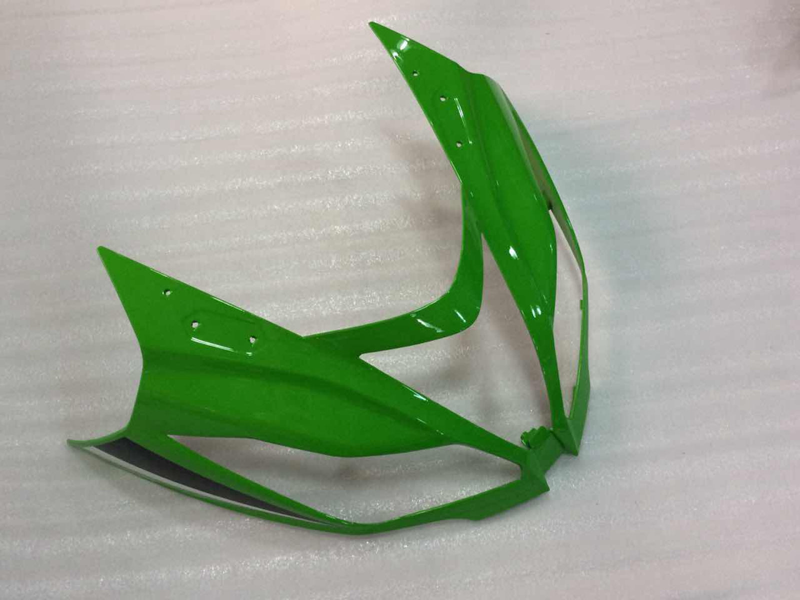 Amotopart 2013-2018 Kawasaki ZX6R フェアリング グリーン&ブラック キット