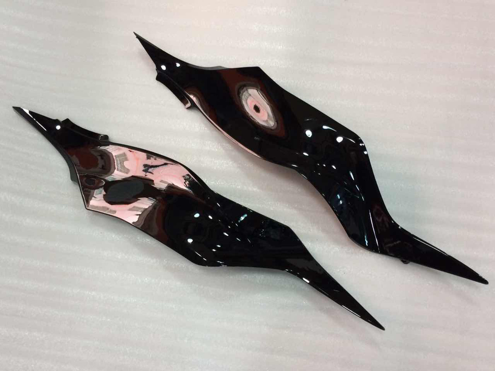 Amotopart 2013-2018 Kawasaki ZX6R フェアリング グリーン&ブラック キット