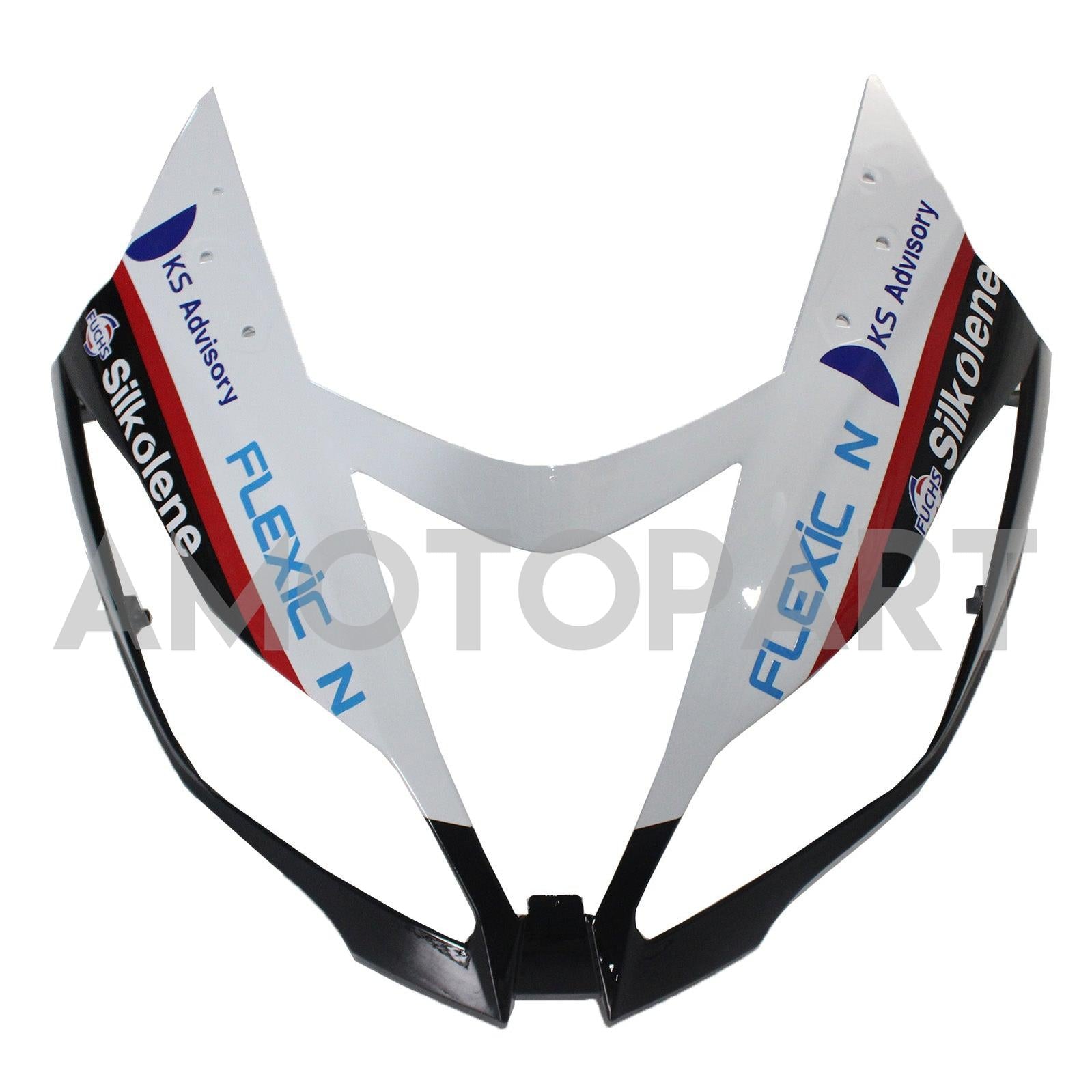 Amotopart Kawasaki 2013-2018 ZX6R 636 Schwarzweißverkleidungskit