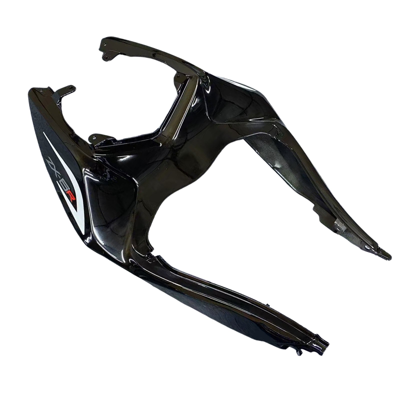 Amotopart Kawasaki ZX6R 636 2013-2018 Black&White Fairing Kit