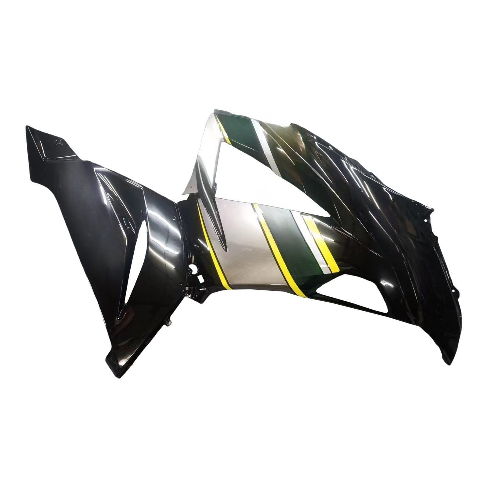 Amotopart Kawasaki ZX6R 636 2013-2018 Green&Black Style5 Fairing Kit