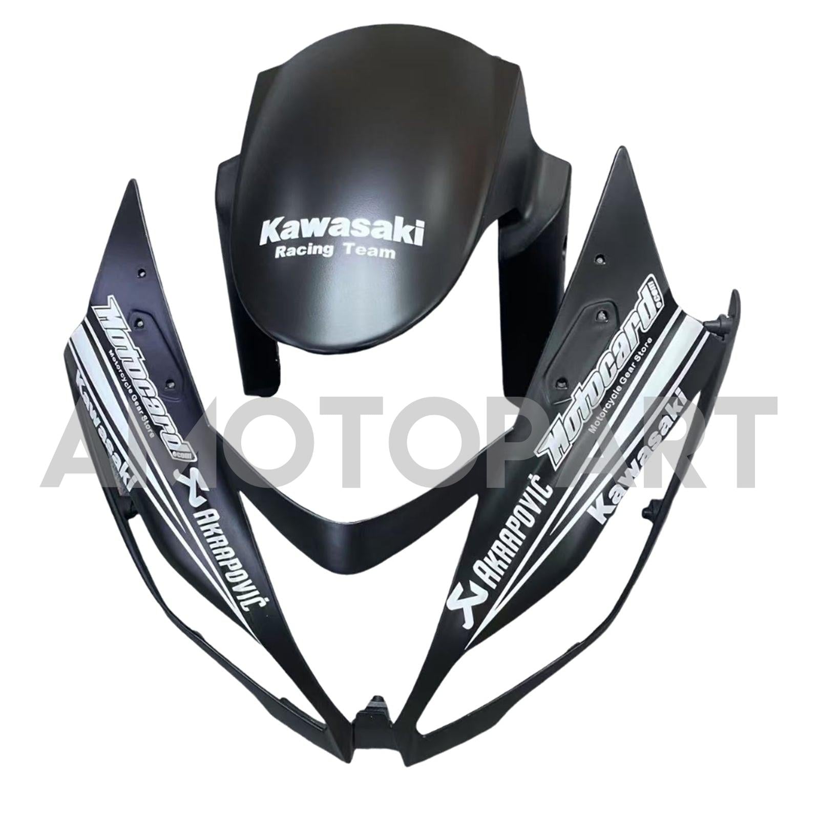 Amotopart Kawasaki ZX6R 636 2013-2018 Green&Black Style6 Fairing Kit